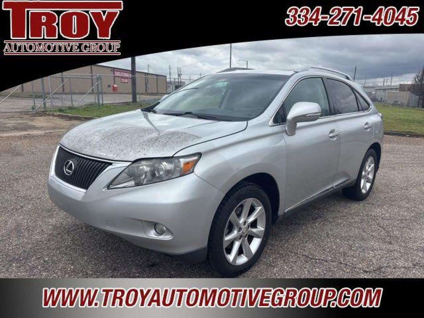2010 Silver /Light Gray Lexus RX 350 (2T2ZK1BA8AC) with an 3.5L 6-Cylinder DOHC VVT-i 24V engine, Automatic transmission, located at 6812 Atlanta Hwy, Montgomery, AL, 36117, (334) 271-4045, 32.382118, -86.178673 - Photo#3