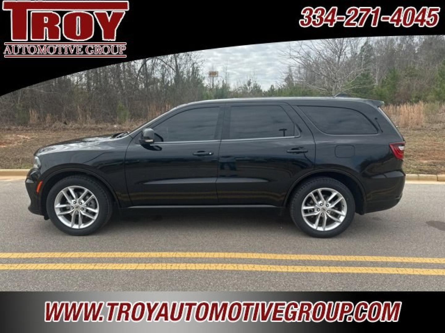 2021 Black Clearcoat /Black Dodge Durango GT Plus (1C4RDHDG9MC) with an 3.6L V6 24V VVT engine, Automatic transmission, located at 6812 Atlanta Hwy, Montgomery, AL, 36117, (334) 271-4045, 32.382118, -86.178673 - DB Black Crystal Clearcoat 2021 Dodge Durango GT Plus RWD 3.6L V6 24V VVT 8-Speed Automatic<br><br>Financing Available---Top Value for Trades.<br><br>19/26 City/Highway MPG- Photo#7
