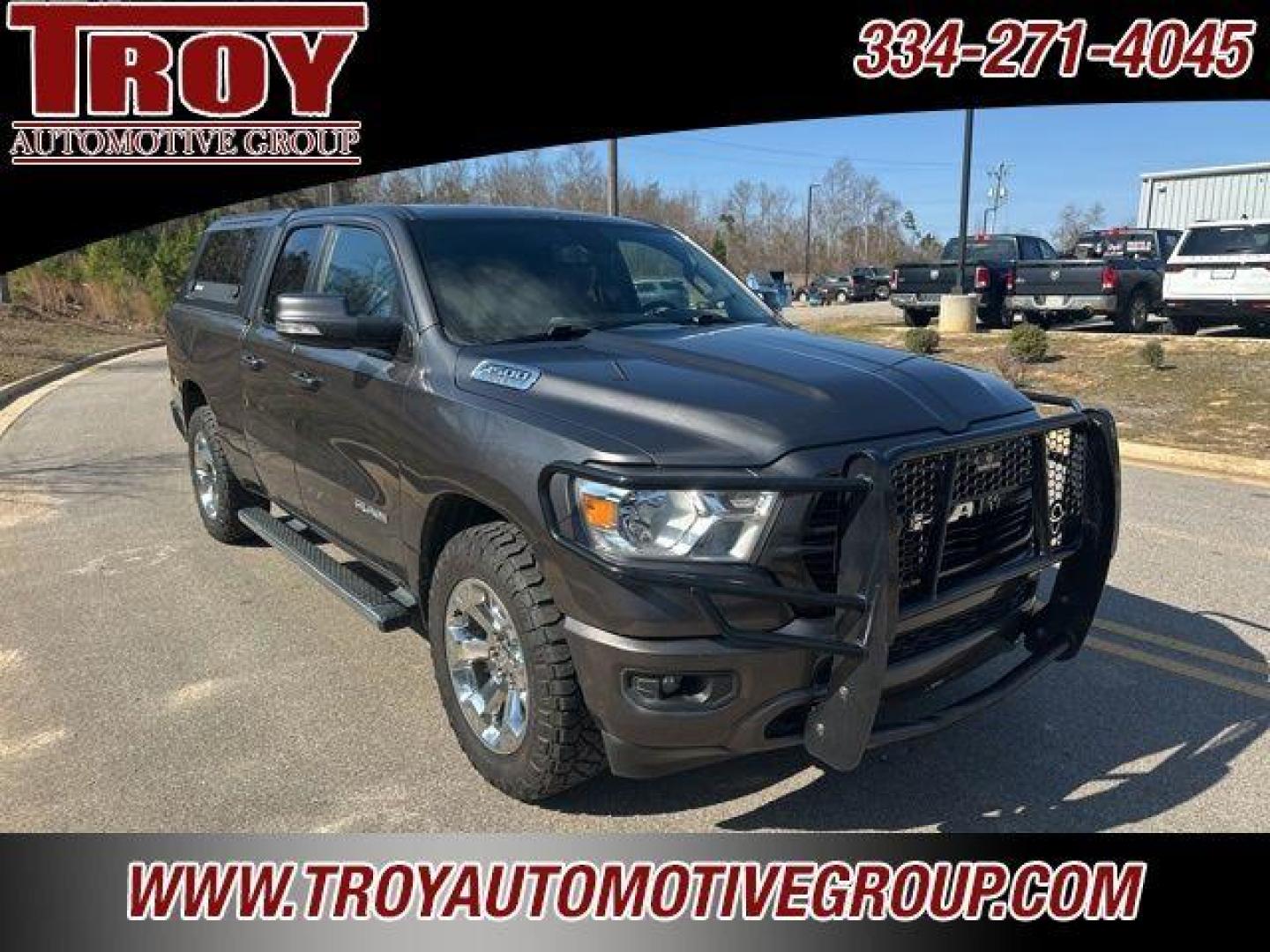 2019 Granite Crystal Metallic Clearcoat /Black Ram 1500 Big Horn/Lone Star (1C6SRFBT4KN) with an HEMI 5.7L V8 Multi Displacement VVT engine, Automatic transmission, located at 6812 Atlanta Hwy, Montgomery, AL, 36117, (334) 271-4045, 32.382118, -86.178673 - Granite Crystal Metallic Clearcoat 2019 Ram 1500 Big Horn/Lone Star 4WD HEMI 5.7L V8 Multi Displacement VVT 8-Speed Automatic<br><br>Financing Available---Top Value for Trades.<br><br>Odometer is 19649 miles below market average!<br><br><br>Awards:<br> * Motor Trend Automobiles of the year * 2019 - Photo#2