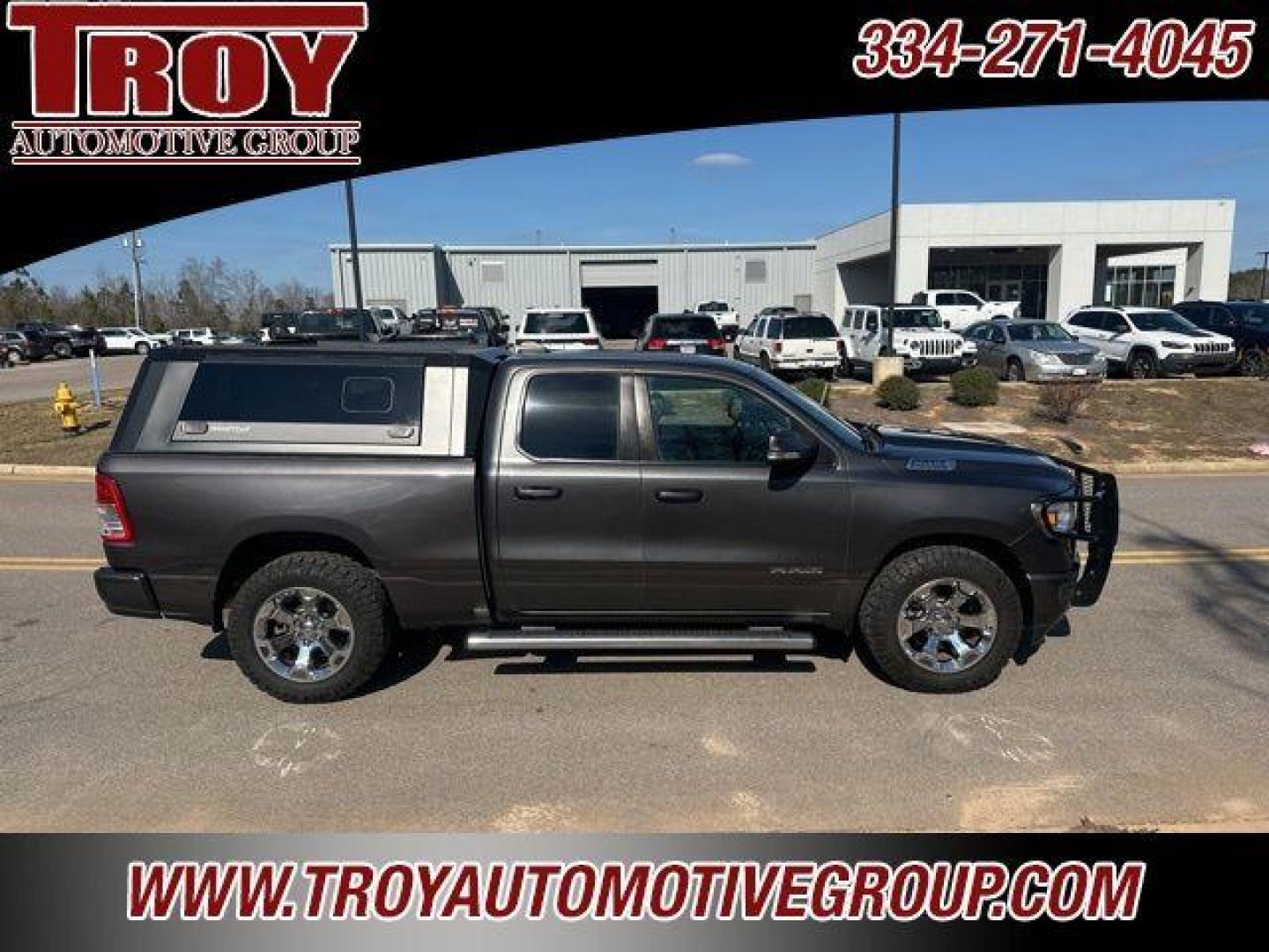 2019 Granite Crystal Metallic Clearcoat /Black Ram 1500 Big Horn/Lone Star (1C6SRFBT4KN) with an HEMI 5.7L V8 Multi Displacement VVT engine, Automatic transmission, located at 6812 Atlanta Hwy, Montgomery, AL, 36117, (334) 271-4045, 32.382118, -86.178673 - Granite Crystal Metallic Clearcoat 2019 Ram 1500 Big Horn/Lone Star 4WD HEMI 5.7L V8 Multi Displacement VVT 8-Speed Automatic<br><br>Financing Available---Top Value for Trades.<br><br>Odometer is 19649 miles below market average!<br><br><br>Awards:<br> * Motor Trend Automobiles of the year * 2019 - Photo#3