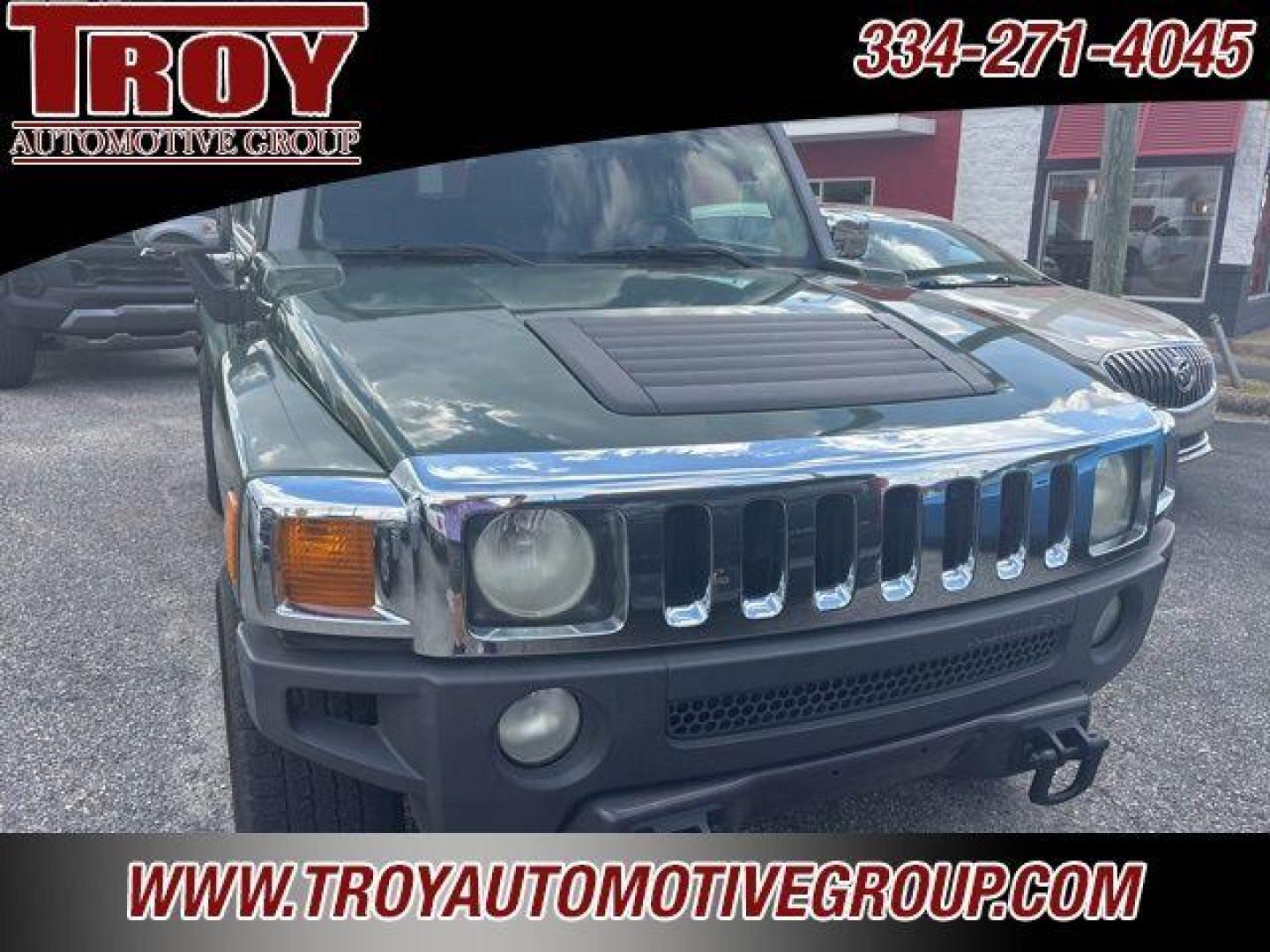 2006 Shadow Green Metallic /Ebony Hummer H3 Base (5GTDN136168) with an 3.5L 5-Cylinder MPI DOHC engine, Automatic transmission, located at 6812 Atlanta Hwy, Montgomery, AL, 36117, (334) 271-4045, 32.382118, -86.178673 - Power Sunroof!!<br>Leather!!<br>Chrome Package!!<br>Step Bars!!<br>Shadow Green Metallic 2006 Hummer H3 4WD 3.5L 5-Cylinder MPI DOHC 4-Speed Automatic with Overdrive<br><br>Financing Available---Top Value for Trades. - Photo#29