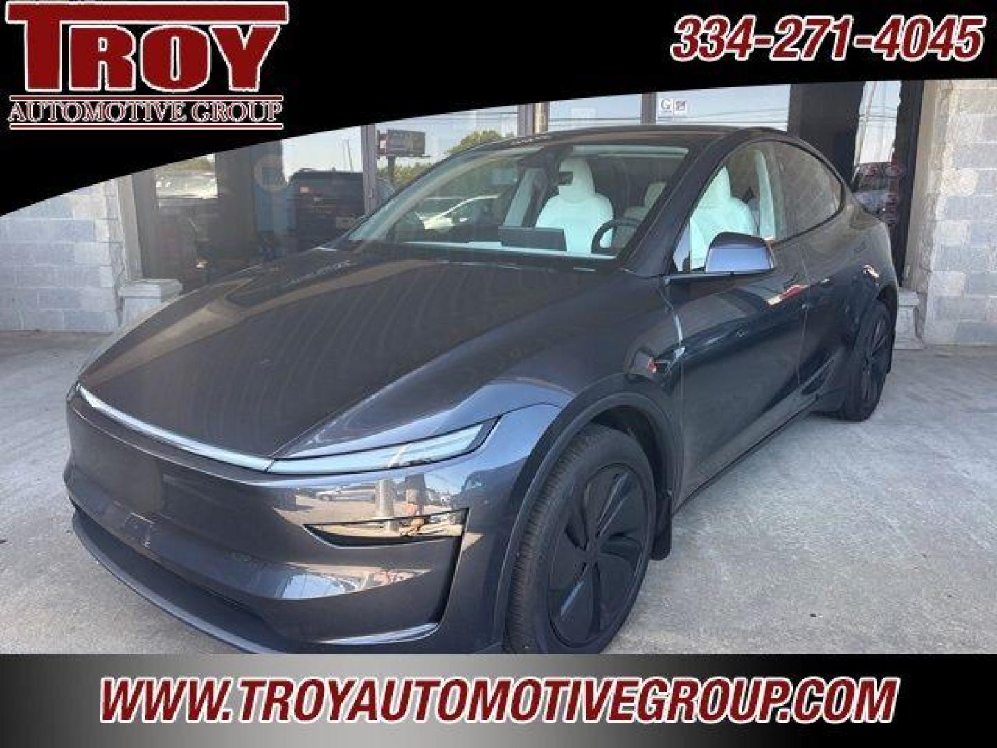 2026 Stealth Gray Tesla Model Y (7SAYGDED8TA) with an Electric Motor engine, Automatic transmission, located at 6812 Atlanta Hwy, Montgomery, AL, 36117, (334) 271-4045, 32.382118, -86.178673 - Recent Arrival!<br><br>Gray 2026 Tesla Model Y RWD Electric Motor 1-Speed Automatic<br><br>Financing Available---Top Value for Trades.<br><br>Odometer is 7204 miles below market average! - Photo#3