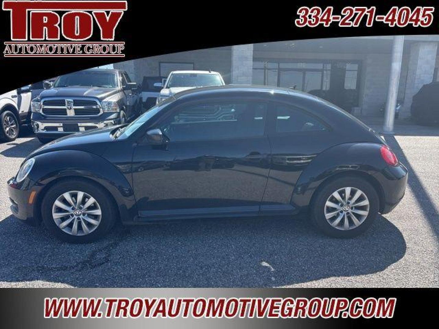 2014 Black Uni /Black Volkswagen Beetle 1.8T Entry (3VWF17AT2EM) with an 1.8L I4 Turbocharged DOHC 16V PZEV 170hp engine, Automatic transmission, located at 6812 Atlanta Hwy, Montgomery, AL, 36117, (334) 271-4045, 32.382118, -86.178673 - Recent Arrival!<br><br>Black 2014 Volkswagen Beetle 1.8T Entry FWD 1.8L I4 Turbocharged DOHC 16V PZEV 170hp 6-Speed Automatic<br><br>Financing Available---Top Value for Trades.<br><br>25/33 City/Highway MPG<br><br><br>Awards:<br> * 2014 IIHS Top Safety Pick - Photo#0