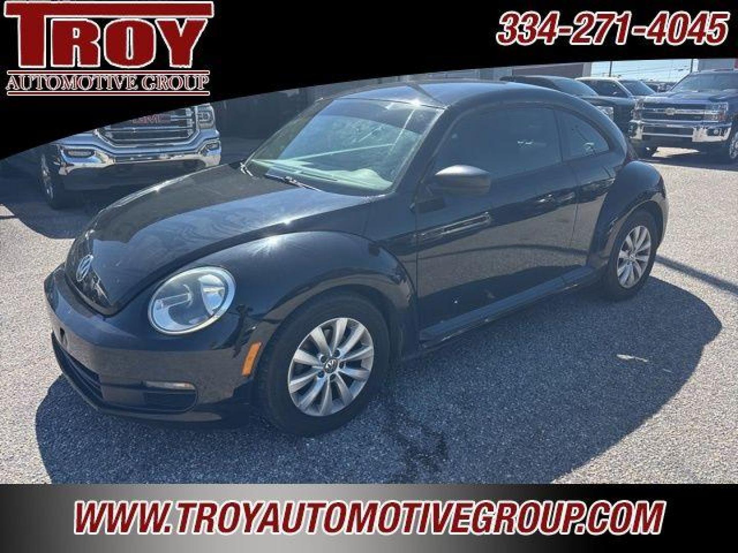 2014 Black Uni /Black Volkswagen Beetle 1.8T Entry (3VWF17AT2EM) with an 1.8L I4 Turbocharged DOHC 16V PZEV 170hp engine, Automatic transmission, located at 6812 Atlanta Hwy, Montgomery, AL, 36117, (334) 271-4045, 32.382118, -86.178673 - Recent Arrival!<br><br>Black 2014 Volkswagen Beetle 1.8T Entry FWD 1.8L I4 Turbocharged DOHC 16V PZEV 170hp 6-Speed Automatic<br><br>Financing Available---Top Value for Trades.<br><br>25/33 City/Highway MPG<br><br><br>Awards:<br> * 2014 IIHS Top Safety Pick - Photo#2
