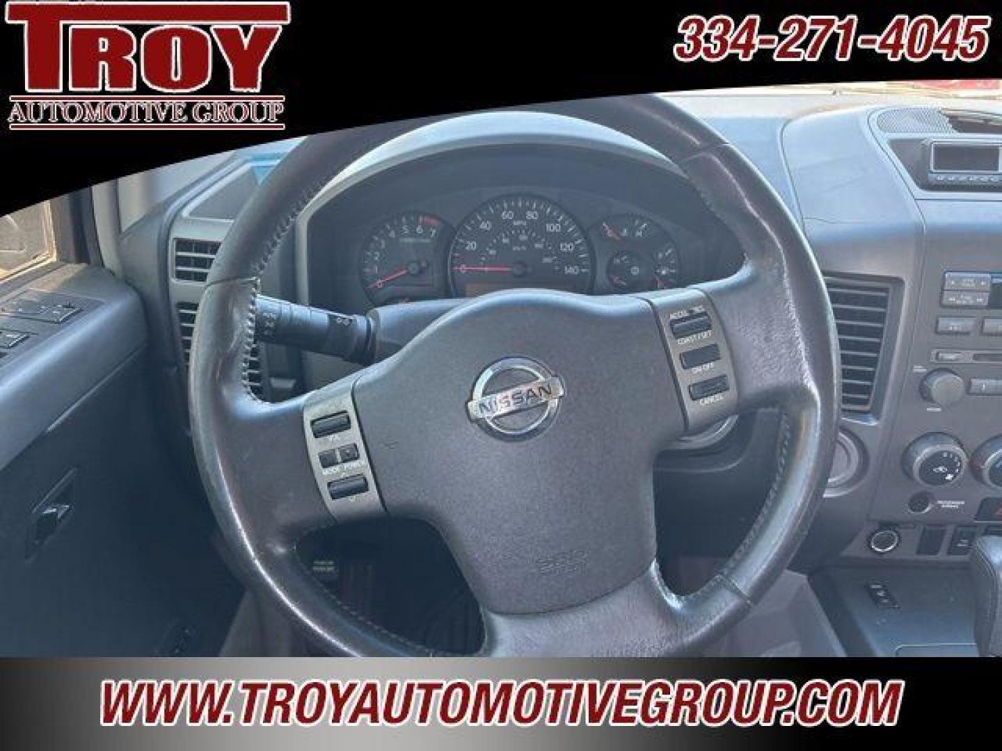 2004 Smoke /Graphite Nissan Titan LE (1N6AA07A74N) with an 5.6L V8 SMPI DOHC engine, Automatic transmission, located at 6812 Atlanta Hwy, Montgomery, AL, 36117, (334) 271-4045, 32.382118, -86.178673 - Leather Interior!!<br>Power Sunroof!!<br>Tow Package!! - Photo#24