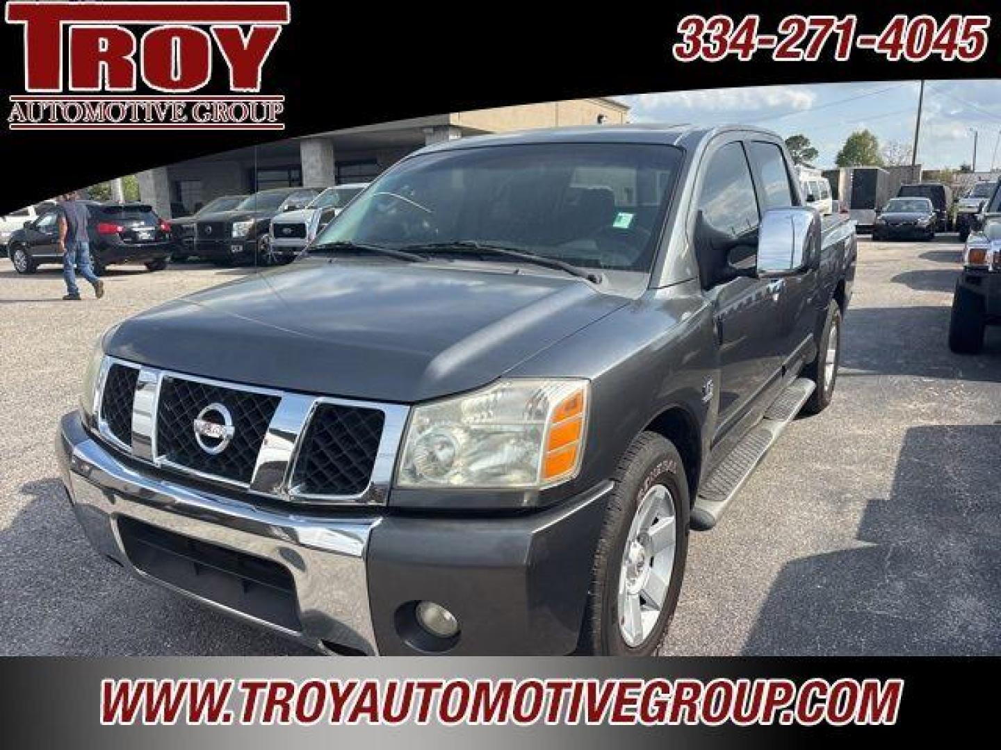 2004 Smoke /Graphite Nissan Titan LE (1N6AA07A74N) with an 5.6L V8 SMPI DOHC engine, Automatic transmission, located at 6812 Atlanta Hwy, Montgomery, AL, 36117, (334) 271-4045, 32.382118, -86.178673 - Leather Interior!!<br>Power Sunroof!!<br>Tow Package!! - Photo#35