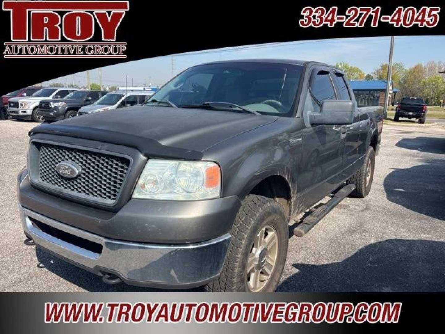 2006 Gray /Medium Flint Ford F-150 (1FTPX14V16N) with an 5.4L V8 EFI 24V FFV engine, Automatic transmission, located at 6812 Atlanta Hwy, Montgomery, AL, 36117, (334) 271-4045, 32.382118, -86.178673 - Priced below KBB Fair Purchase Price!<br><br>Gray 2006 Ford F-150 4WD 5.4L V8 EFI 24V FFV 4-Speed Automatic with Overdrive<br><br>Financing Available---Top Value for Trades.- Photo#0