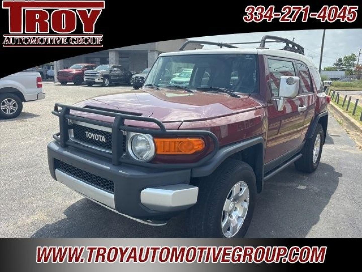2008 Brick /Dark Charcoal Toyota FJ Cruiser Base (JTEZU11FX8K) with an 4.0L V6 DOHC VVT-i 24V engine, Automatic transmission, located at 6812 Atlanta Hwy, Montgomery, AL, 36117, (334) 271-4045, 32.382118, -86.178673 - Brick 2008 Toyota FJ Cruiser RWD 4.0L V6 DOHC VVT-i 24V 5-Speed Automatic<br><br>Financing Available---Top Value for Trades.<br><br><br>Awards:<br> * 2008 KBB.com Brand Image Awards<br><br>Reviews:<br> * Whether youre drawn to it as a comfortable and versatile daily driver, a weekend off-roader or- Photo#4