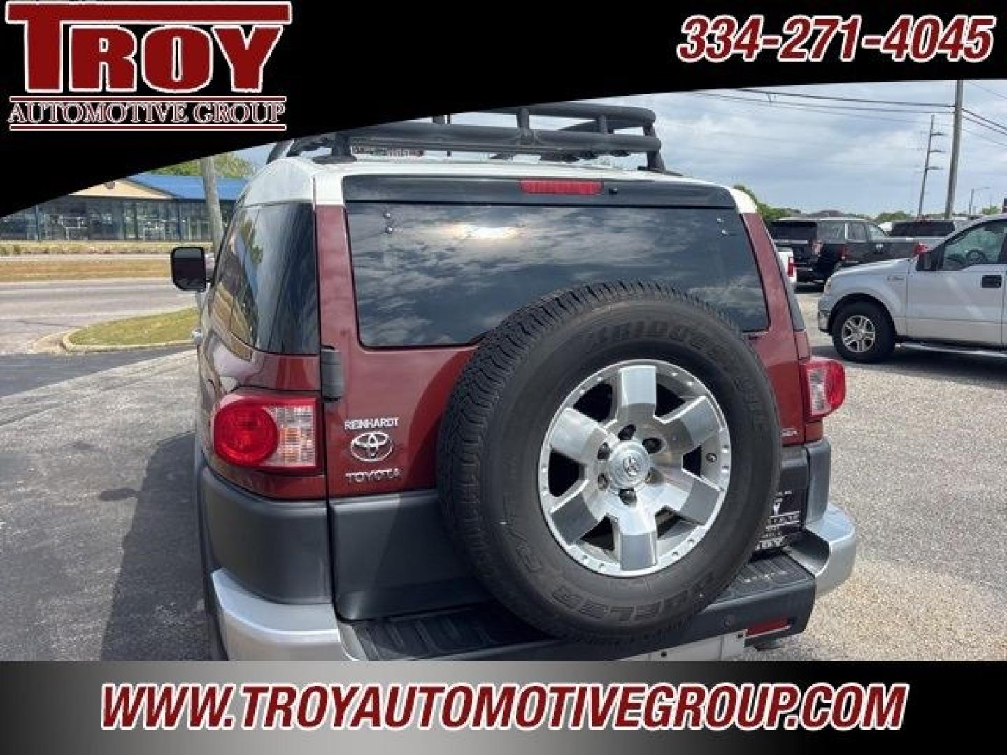 2008 Brick /Dark Charcoal Toyota FJ Cruiser Base (JTEZU11FX8K) with an 4.0L V6 DOHC VVT-i 24V engine, Automatic transmission, located at 6812 Atlanta Hwy, Montgomery, AL, 36117, (334) 271-4045, 32.382118, -86.178673 - Brick 2008 Toyota FJ Cruiser RWD 4.0L V6 DOHC VVT-i 24V 5-Speed Automatic<br><br>Financing Available---Top Value for Trades.<br><br><br>Awards:<br> * 2008 KBB.com Brand Image Awards<br><br>Reviews:<br> * Whether youre drawn to it as a comfortable and versatile daily driver, a weekend off-roader or- Photo#7