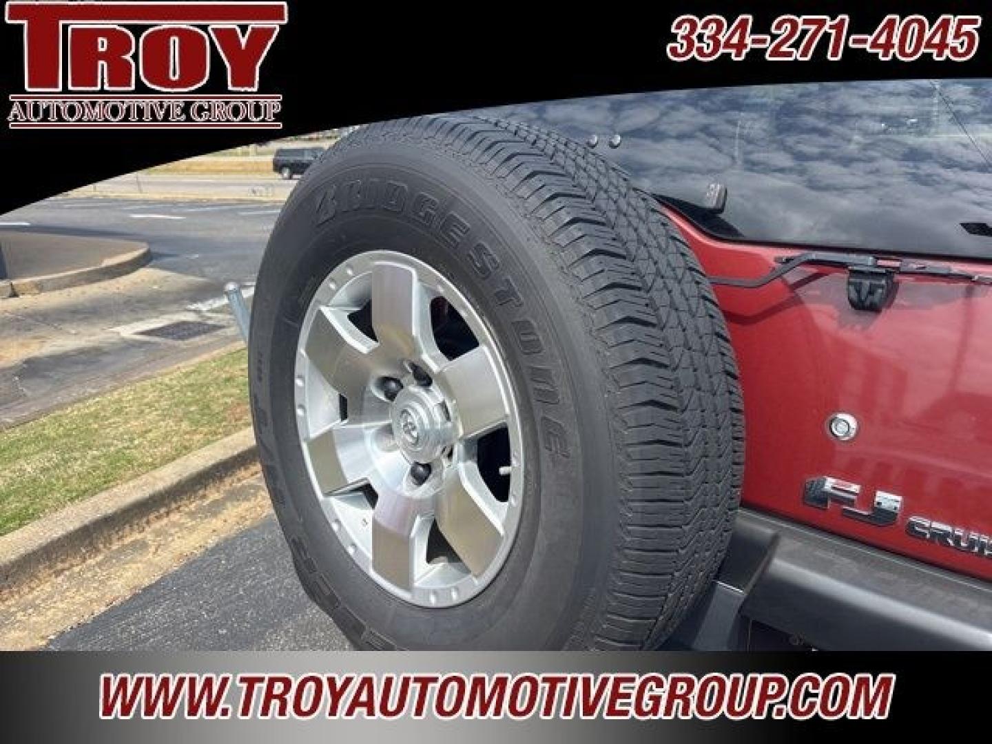 2008 Brick /Dark Charcoal Toyota FJ Cruiser Base (JTEZU11FX8K) with an 4.0L V6 DOHC VVT-i 24V engine, Automatic transmission, located at 6812 Atlanta Hwy, Montgomery, AL, 36117, (334) 271-4045, 32.382118, -86.178673 - Brick 2008 Toyota FJ Cruiser RWD 4.0L V6 DOHC VVT-i 24V 5-Speed Automatic<br><br>Financing Available---Top Value for Trades.<br><br><br>Awards:<br> * 2008 KBB.com Brand Image Awards<br><br>Reviews:<br> * Whether youre drawn to it as a comfortable and versatile daily driver, a weekend off-roader or- Photo#9