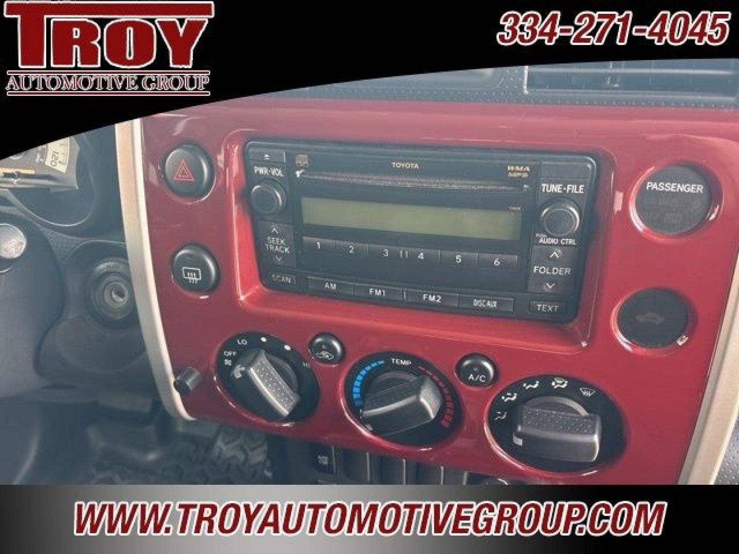 2008 Brick /Dark Charcoal Toyota FJ Cruiser Base (JTEZU11FX8K) with an 4.0L V6 DOHC VVT-i 24V engine, Automatic transmission, located at 6812 Atlanta Hwy, Montgomery, AL, 36117, (334) 271-4045, 32.382118, -86.178673 - Brick 2008 Toyota FJ Cruiser RWD 4.0L V6 DOHC VVT-i 24V 5-Speed Automatic<br><br>Financing Available---Top Value for Trades.<br><br><br>Awards:<br> * 2008 KBB.com Brand Image Awards<br><br>Reviews:<br> * Whether youre drawn to it as a comfortable and versatile daily driver, a weekend off-roader or- Photo#13