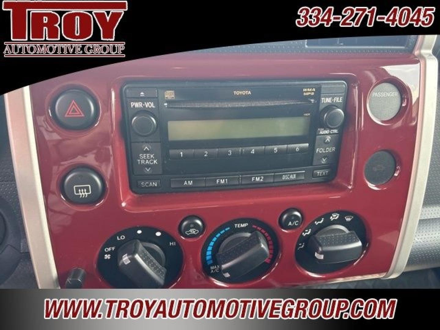 2008 Brick /Dark Charcoal Toyota FJ Cruiser Base (JTEZU11FX8K) with an 4.0L V6 DOHC VVT-i 24V engine, Automatic transmission, located at 6812 Atlanta Hwy, Montgomery, AL, 36117, (334) 271-4045, 32.382118, -86.178673 - Brick 2008 Toyota FJ Cruiser RWD 4.0L V6 DOHC VVT-i 24V 5-Speed Automatic<br><br>Financing Available---Top Value for Trades.<br><br><br>Awards:<br> * 2008 KBB.com Brand Image Awards<br><br>Reviews:<br> * Whether youre drawn to it as a comfortable and versatile daily driver, a weekend off-roader or- Photo#23