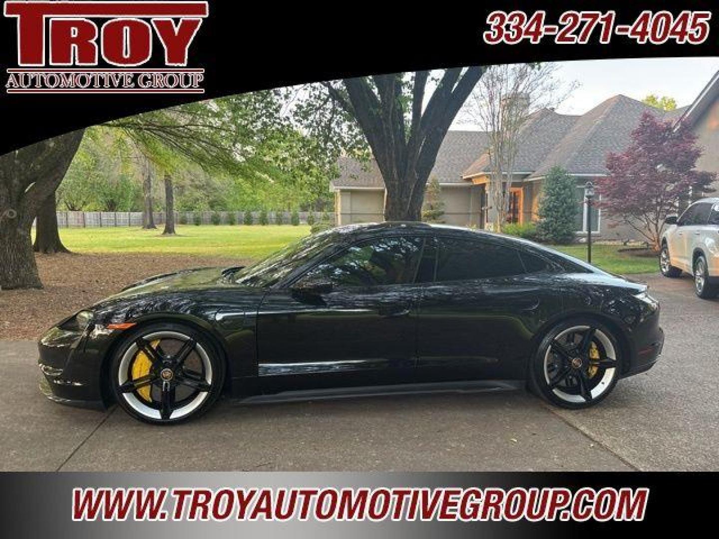 2020 Black /Black/Bordeaux Red Porsche Taycan (WP0AC2Y13LS) with an Electric Motor engine, Automatic transmission, located at 6812 Atlanta Hwy, Montgomery, AL, 36117, (334) 271-4045, 32.382118, -86.178673 - Photo#0