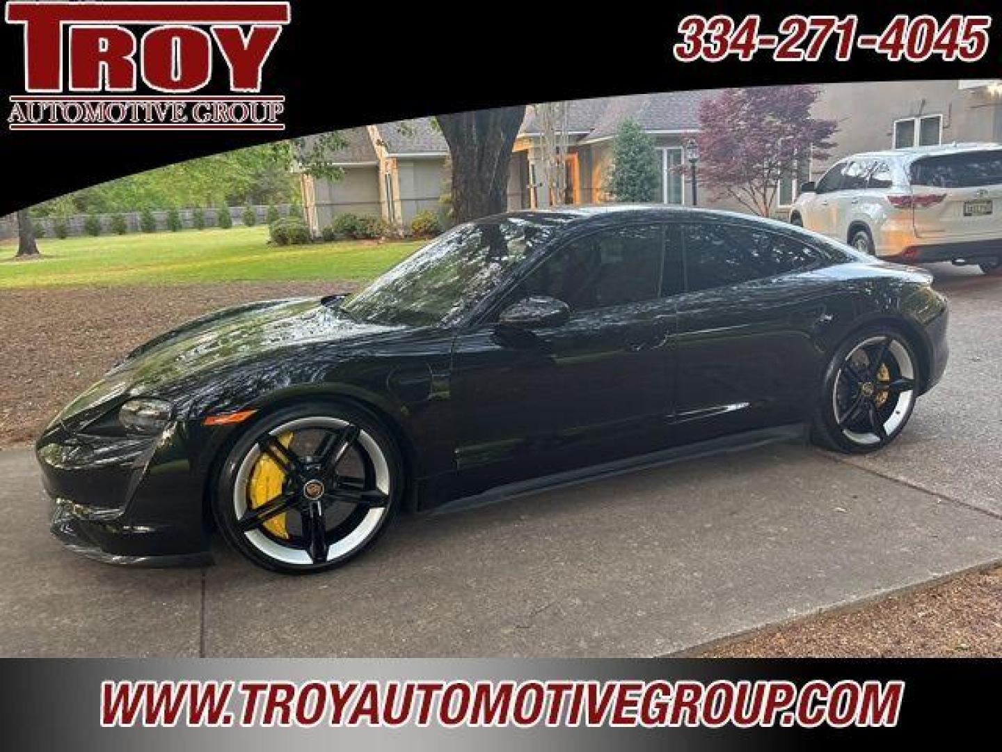 2020 Black /Black/Bordeaux Red Porsche Taycan (WP0AC2Y13LS) with an Electric Motor engine, Automatic transmission, located at 6812 Atlanta Hwy, Montgomery, AL, 36117, (334) 271-4045, 32.382118, -86.178673 - Photo#1