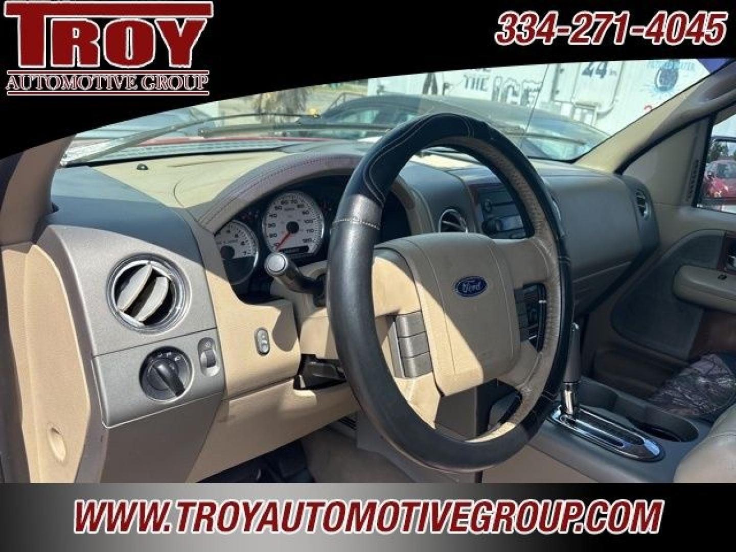 2004 Red /Tan Ford F-150 (1FTPX12514N) with an 5.4L V8 EFI 24V engine, Automatic transmission, located at 6812 Atlanta Hwy, Montgomery, AL, 36117, (334) 271-4045, 32.382118, -86.178673 - Recent Arrival<br>Lariat Package!!<br>A/T Tires!!<br>Tow Package!!<br>Bed Liner !!<br><br>Red 2004 Ford F-150 RWD 5.4L V8 EFI 24V 4-Speed Automatic with Overdrive<br><br>Financing Available---Top Value for Trades.<br><br><br>Awards:<br> * NACTOY 2004 North American Truck of the Year- Photo#15