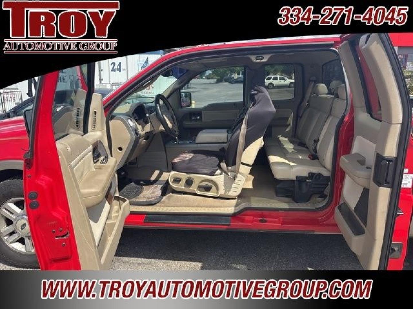2004 Red /Tan Ford F-150 (1FTPX12514N) with an 5.4L V8 EFI 24V engine, Automatic transmission, located at 6812 Atlanta Hwy, Montgomery, AL, 36117, (334) 271-4045, 32.382118, -86.178673 - Recent Arrival<br>Lariat Package!!<br>A/T Tires!!<br>Tow Package!!<br>Bed Liner !!<br><br>Red 2004 Ford F-150 RWD 5.4L V8 EFI 24V 4-Speed Automatic with Overdrive<br><br>Financing Available---Top Value for Trades.<br><br><br>Awards:<br> * NACTOY 2004 North American Truck of the Year- Photo#17