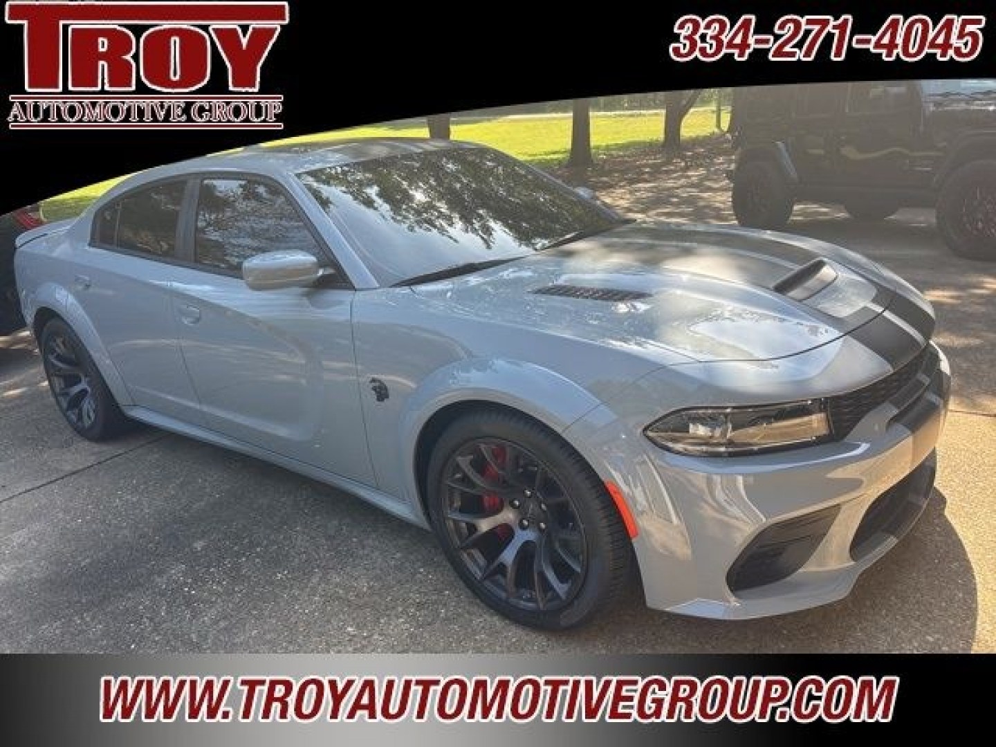 2022 Smoke Show /Hammer-Head Gray/Black Dodge Charger SRT Hellcat Redeye Widebody Jailbreak (2C3CDXL97NH) with an 6.2L V8 Supercharged engine, Automatic transmission, located at 6812 Atlanta Hwy, Montgomery, AL, 36117, (334) 271-4045, 32.382118, -86.178673 - Custom Ordered 807 HP Redeye WB Jailbreak!!<br>Only 250 Miles!!<br>Customer Preferred Package 270 - ($9,595.00)<br>Navigation-($995.00)<br>Harmon Kardon Premium Sound -($1,995.00)<br>Power Sunroof -($1,995.00)<br>Dual Gunmetal Stripes-($995.00)<br>Suede Headliner-($499.00)<br>Hammerhead Gray Seat B- Photo#1