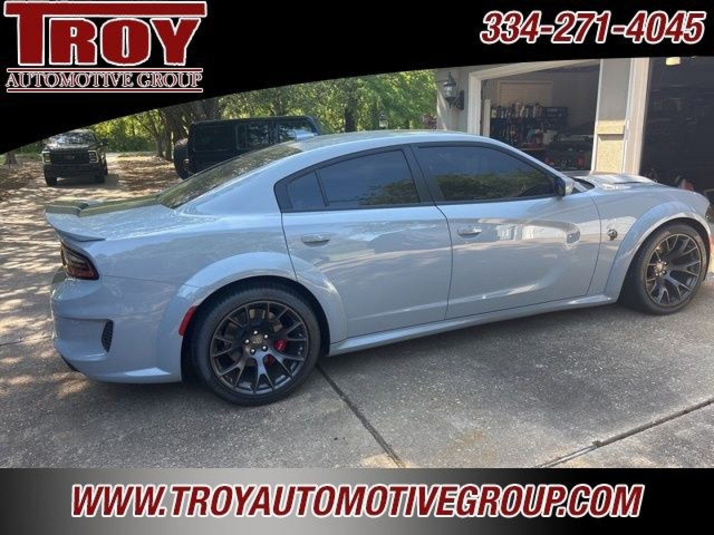 2022 Smoke Show /Hammer-Head Gray/Black Dodge Charger SRT Hellcat Redeye Widebody Jailbreak (2C3CDXL97NH) with an 6.2L V8 Supercharged engine, Automatic transmission, located at 6812 Atlanta Hwy, Montgomery, AL, 36117, (334) 271-4045, 32.382118, -86.178673 - Custom Ordered 807 HP Redeye WB Jailbreak!!<br>Only 250 Miles!!<br>Customer Preferred Package 270 - ($9,595.00)<br>Navigation-($995.00)<br>Harmon Kardon Premium Sound -($1,995.00)<br>Power Sunroof -($1,995.00)<br>Dual Gunmetal Stripes-($995.00)<br>Suede Headliner-($499.00)<br>Hammerhead Gray Seat B- Photo#2