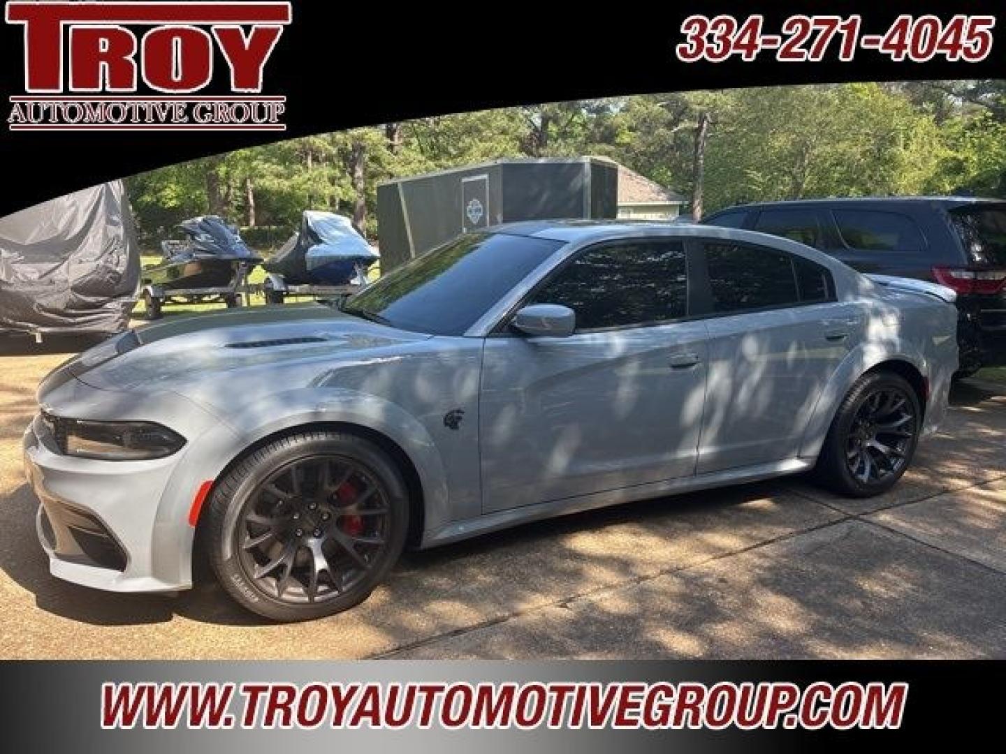 2022 Smoke Show /Hammer-Head Gray/Black Dodge Charger SRT Hellcat Redeye Widebody Jailbreak (2C3CDXL97NH) with an 6.2L V8 Supercharged engine, Automatic transmission, located at 6812 Atlanta Hwy, Montgomery, AL, 36117, (334) 271-4045, 32.382118, -86.178673 - Custom Ordered 807 HP Redeye WB Jailbreak!!<br>Only 250 Miles!!<br>Customer Preferred Package 270 - ($9,595.00)<br>Navigation-($995.00)<br>Harmon Kardon Premium Sound -($1,995.00)<br>Power Sunroof -($1,995.00)<br>Dual Gunmetal Stripes-($995.00)<br>Suede Headliner-($499.00)<br>Hammerhead Gray Seat B- Photo#8