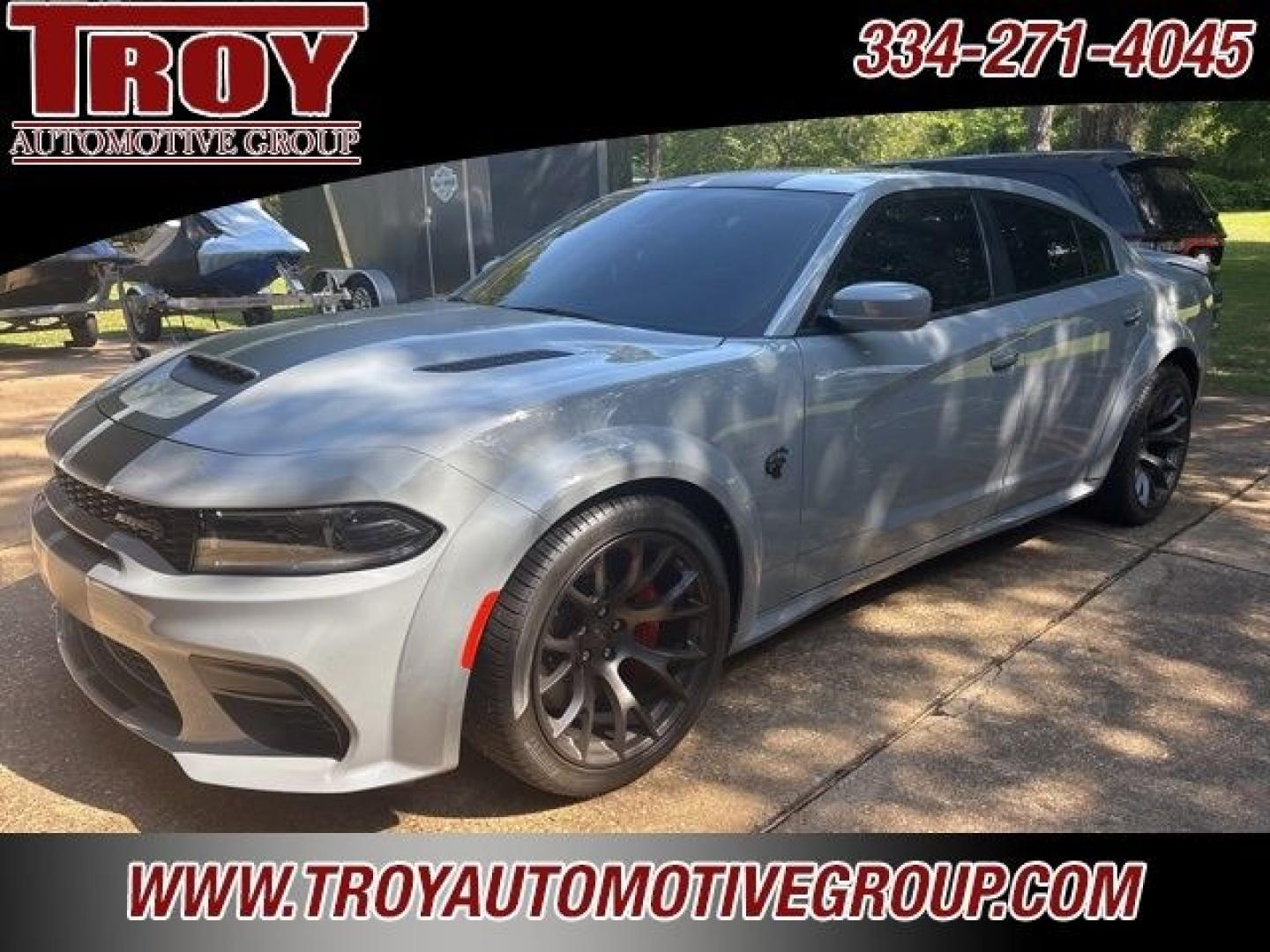 2022 Smoke Show /Hammer-Head Gray/Black Dodge Charger SRT Hellcat Redeye Widebody Jailbreak (2C3CDXL97NH) with an 6.2L V8 Supercharged engine, Automatic transmission, located at 6812 Atlanta Hwy, Montgomery, AL, 36117, (334) 271-4045, 32.382118, -86.178673 - Custom Ordered 807 HP Redeye WB Jailbreak!!<br>Only 250 Miles!!<br>Customer Preferred Package 270 - ($9,595.00)<br>Navigation-($995.00)<br>Harmon Kardon Premium Sound -($1,995.00)<br>Power Sunroof -($1,995.00)<br>Dual Gunmetal Stripes-($995.00)<br>Suede Headliner-($499.00)<br>Hammerhead Gray Seat B- Photo#23