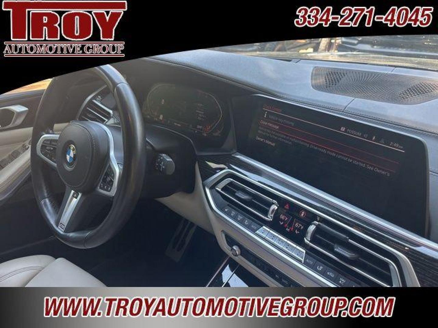 2020 Black Sapphire Metallic /Ivory White BMW X7 xDrive40i (5UXCW2C00L9) with an 3.0L I6 DOHC 24V engine, Automatic transmission, located at 6812 Atlanta Hwy, Montgomery, AL, 36117, (334) 271-4045, 32.382118, -86.178673 - Photo#19