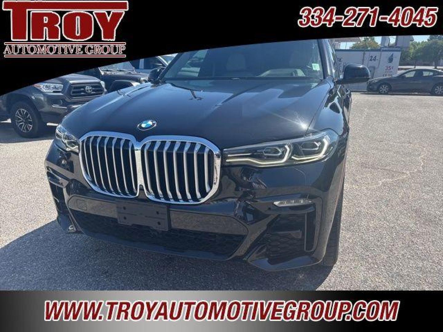 2020 Black Sapphire Metallic /Ivory White BMW X7 xDrive40i (5UXCW2C00L9) with an 3.0L I6 DOHC 24V engine, Automatic transmission, located at 6812 Atlanta Hwy, Montgomery, AL, 36117, (334) 271-4045, 32.382118, -86.178673 - Photo#49