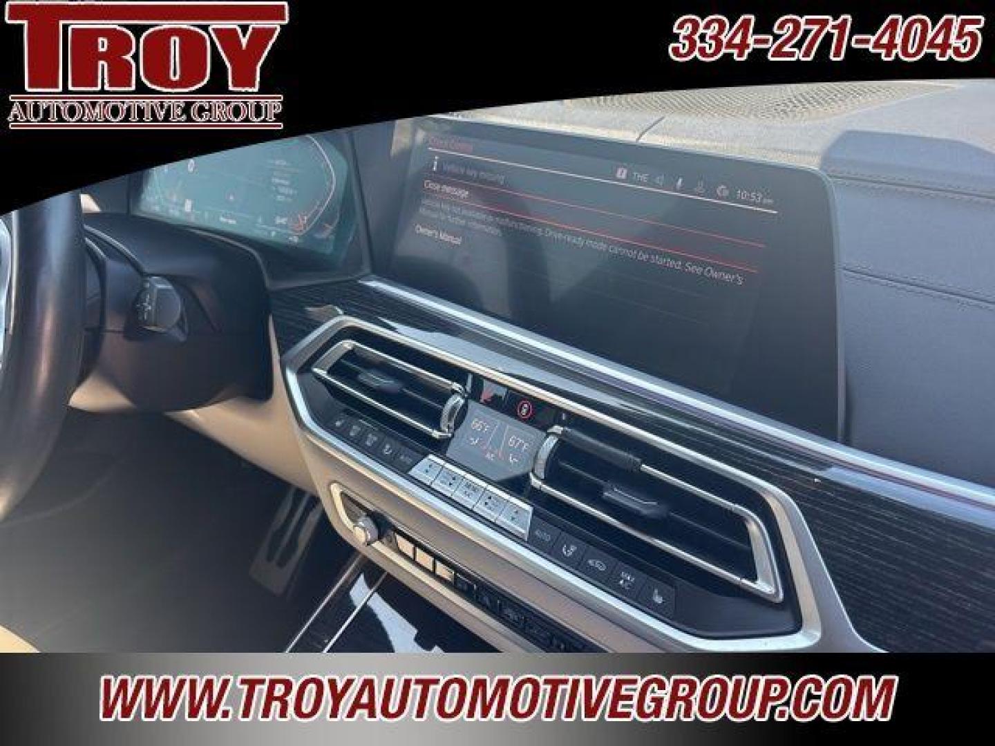 2020 Black Sapphire Metallic /Ivory White BMW X7 xDrive40i (5UXCW2C00L9) with an 3.0L I6 DOHC 24V engine, Automatic transmission, located at 6812 Atlanta Hwy, Montgomery, AL, 36117, (334) 271-4045, 32.382118, -86.178673 - Photo#71