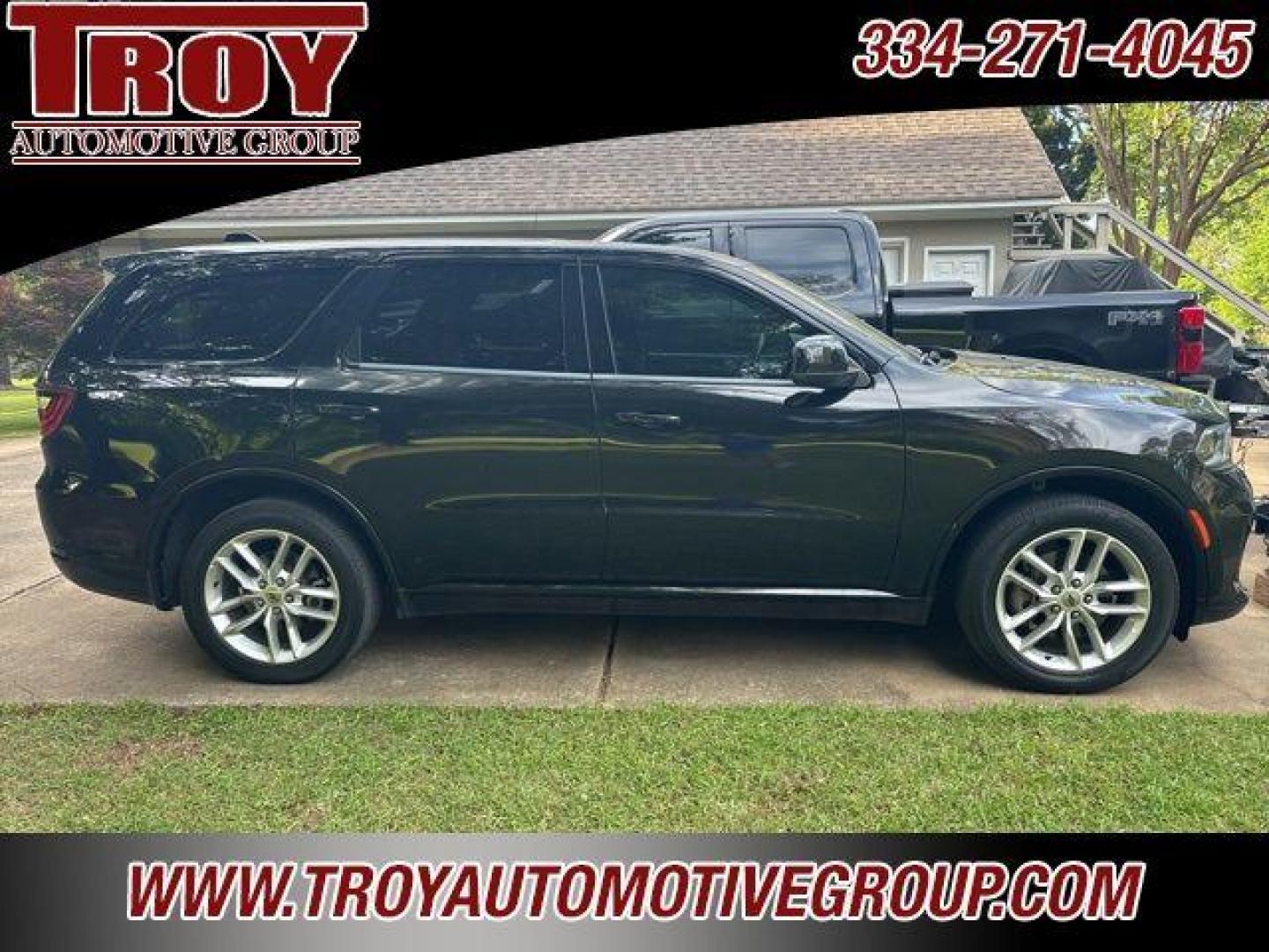 2023 DB Black Crystal Clearcoat /Black Dodge Durango GT (1C4RDHDG4PC) with an 3.6L V6 24V VVT engine, Automatic transmission, located at 6812 Atlanta Hwy, Montgomery, AL, 36117, (334) 271-4045, 32.382118, -86.178673 - Recent Arrival!<br><br>DB Black Crystal Clearcoat 2023 Dodge Durango GT RWD 3.6L V6 24V VVT 8-Speed Automatic<br><br>Financing Available---Top Value for Trades.<br><br>19/26 City/Highway MPG - Photo#2
