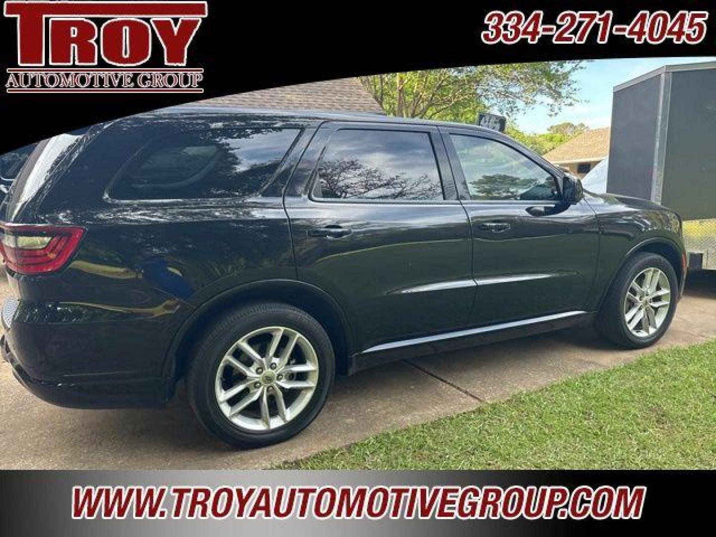 2023 DB Black Crystal Clearcoat /Black Dodge Durango GT (1C4RDHDG4PC) with an 3.6L V6 24V VVT engine, Automatic transmission, located at 6812 Atlanta Hwy, Montgomery, AL, 36117, (334) 271-4045, 32.382118, -86.178673 - Recent Arrival!<br><br>DB Black Crystal Clearcoat 2023 Dodge Durango GT RWD 3.6L V6 24V VVT 8-Speed Automatic<br><br>Financing Available---Top Value for Trades.<br><br>19/26 City/Highway MPG - Photo#3