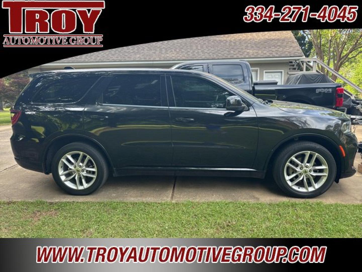 2023 Black Clearcoat /Black Dodge Durango GT (1C4RDHDG4PC) with an 3.6L V6 24V VVT engine, Automatic transmission, located at 6812 Atlanta Hwy, Montgomery, AL, 36117, (334) 271-4045, 32.382118, -86.178673 - Black Clearcoat 2023 Dodge Durango GT RWD 3.6L V6 24V VVT 8-Speed Automatic<br><br>Financing Available---Top Value for Trades.<br><br>19/26 City/Highway MPG- Photo#2