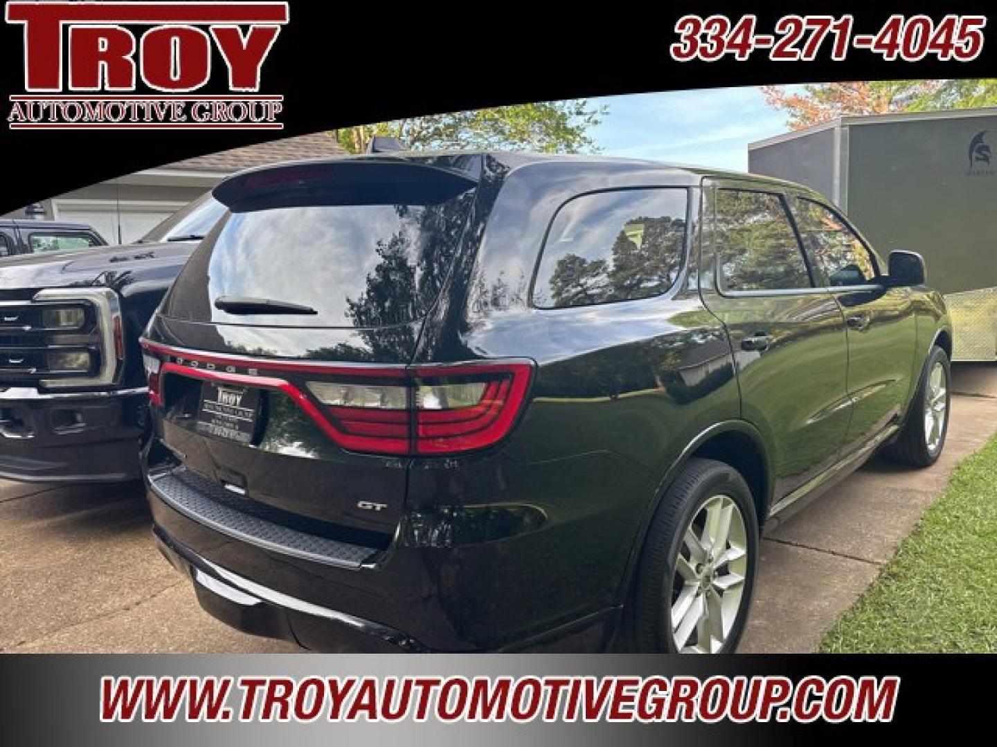2023 Black Clearcoat /Black Dodge Durango GT (1C4RDHDG4PC) with an 3.6L V6 24V VVT engine, Automatic transmission, located at 6812 Atlanta Hwy, Montgomery, AL, 36117, (334) 271-4045, 32.382118, -86.178673 - Black Clearcoat 2023 Dodge Durango GT RWD 3.6L V6 24V VVT 8-Speed Automatic<br><br>Financing Available---Top Value for Trades.<br><br>19/26 City/Highway MPG- Photo#4
