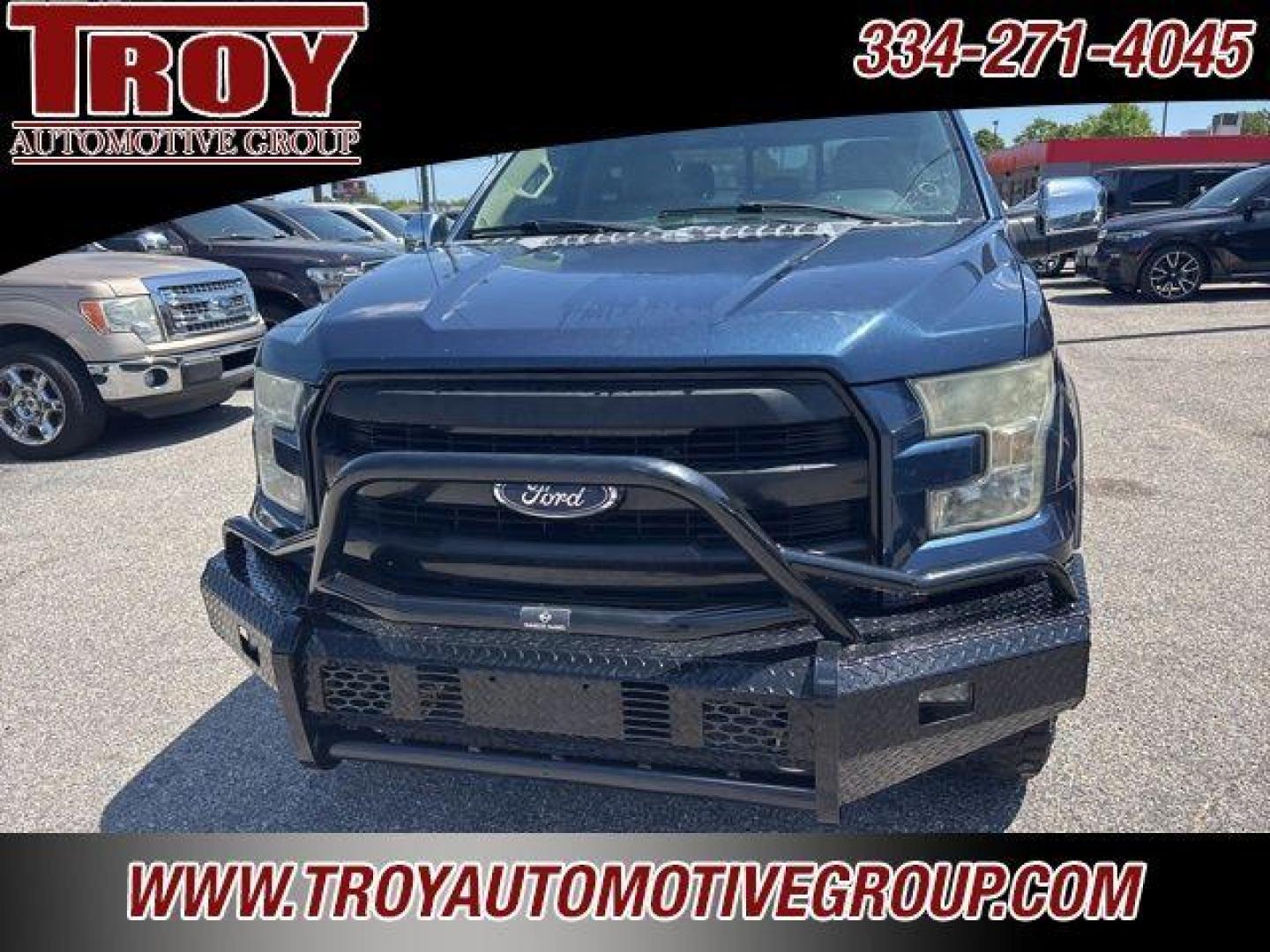 2016 Blue Jeans Metallic /Medium Light Camel Ford F-150 Lariat (1FTEW1EGXGF) with an 3.5L V6 engine, Automatic transmission, located at 6812 Atlanta Hwy, Montgomery, AL, 36117, (334) 271-4045, 32.382118, -86.178673 - Photo#5