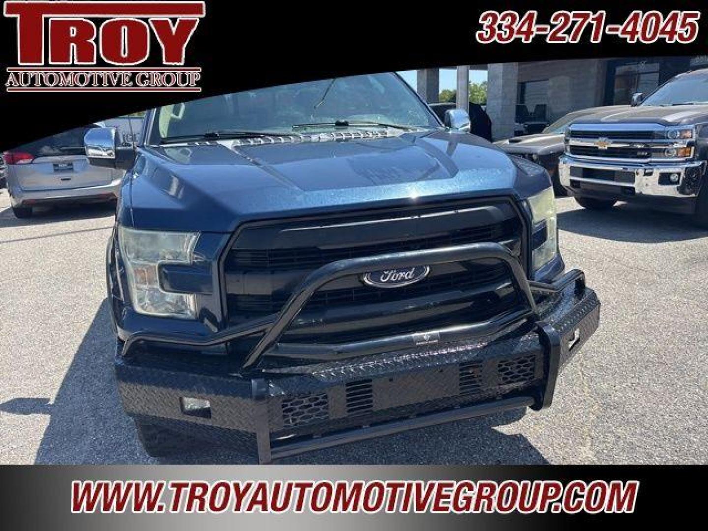 2016 Blue Jeans Metallic /Medium Light Camel Ford F-150 Lariat (1FTEW1EGXGF) with an 3.5L V6 engine, Automatic transmission, located at 6812 Atlanta Hwy, Montgomery, AL, 36117, (334) 271-4045, 32.382118, -86.178673 - Photo#6