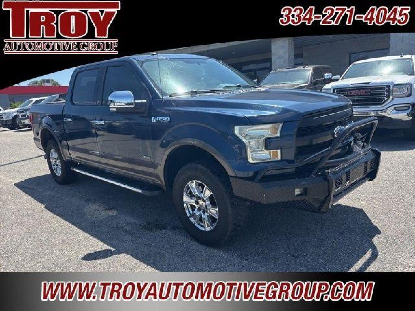 2016 Blue Jeans Metallic /Medium Light Camel Ford F-150 Lariat (1FTEW1EGXGF) with an 3.5L V6 engine, Automatic transmission, located at 6812 Atlanta Hwy, Montgomery, AL, 36117, (334) 271-4045, 32.382118, -86.178673 - Photo#8