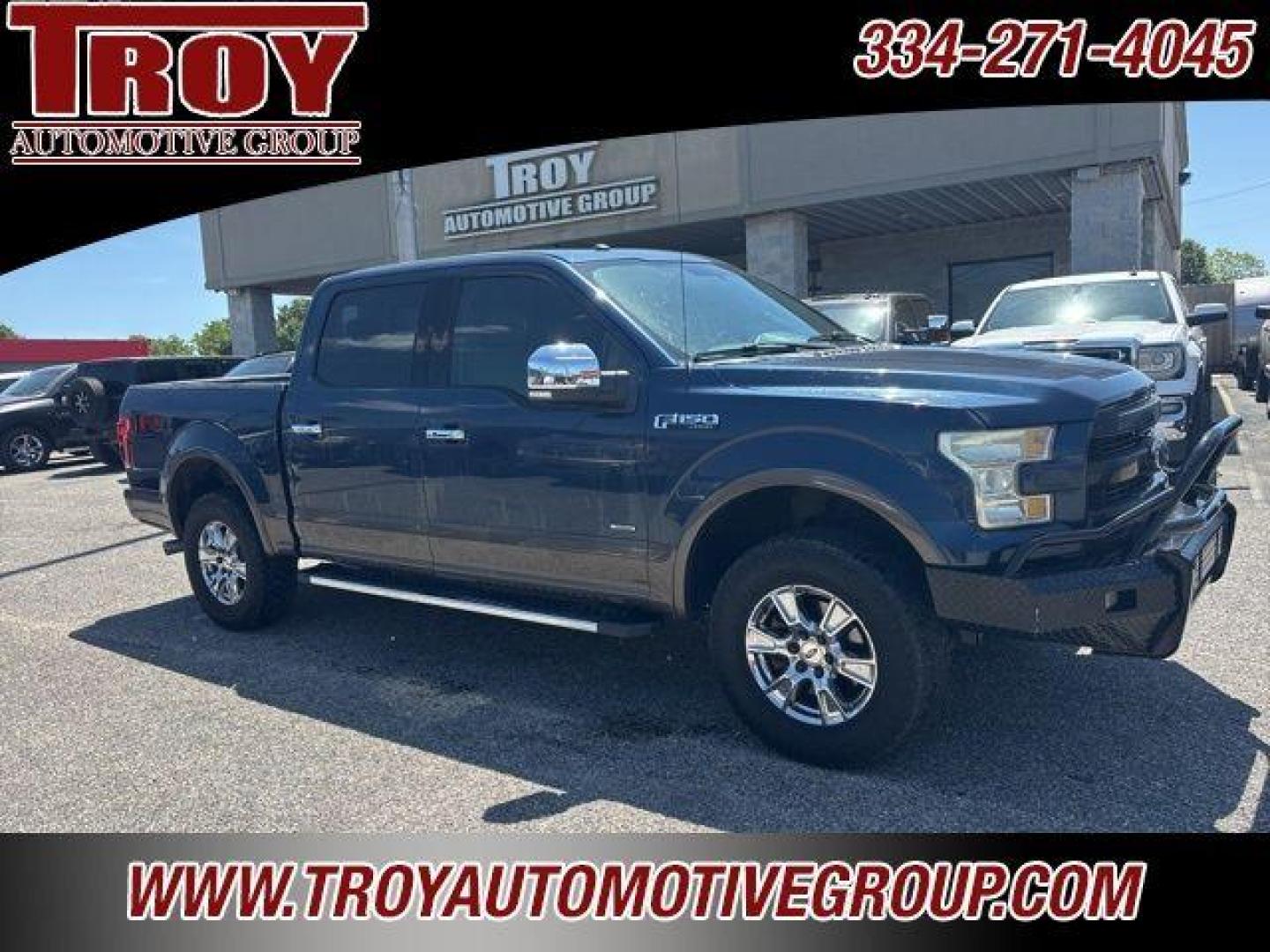 2016 Blue Jeans Metallic /Medium Light Camel Ford F-150 Lariat (1FTEW1EGXGF) with an 3.5L V6 engine, Automatic transmission, located at 6812 Atlanta Hwy, Montgomery, AL, 36117, (334) 271-4045, 32.382118, -86.178673 - Photo#9