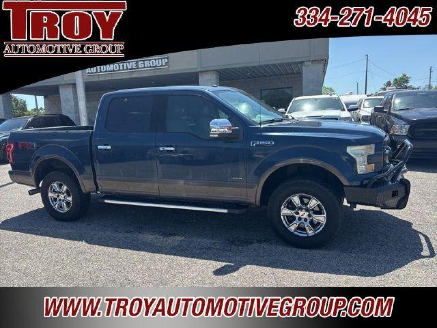 2016 Blue Jeans Metallic /Medium Light Camel Ford F-150 Lariat (1FTEW1EGXGF) with an 3.5L V6 engine, Automatic transmission, located at 6812 Atlanta Hwy, Montgomery, AL, 36117, (334) 271-4045, 32.382118, -86.178673 - Photo#10
