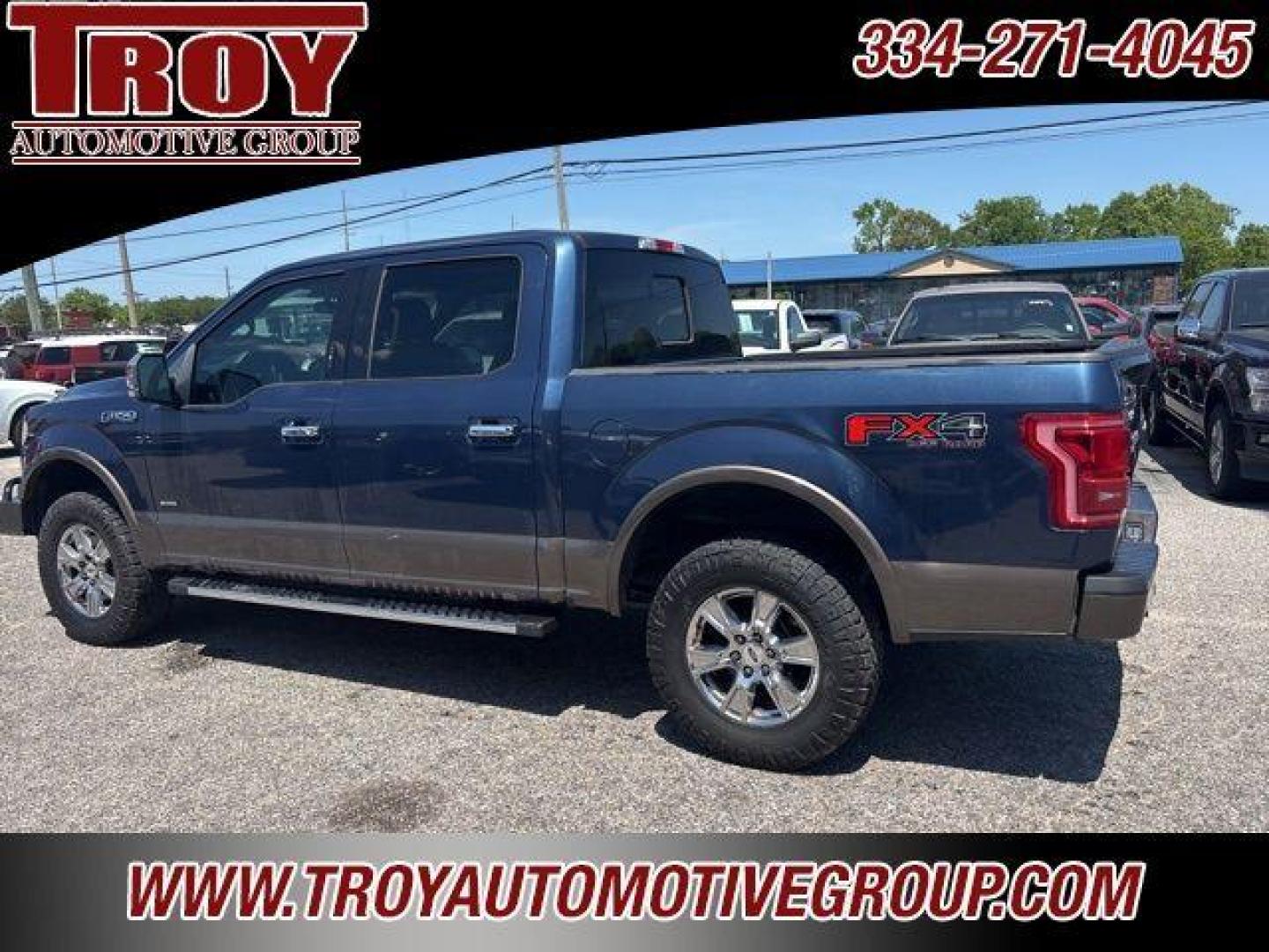 2016 Blue Jeans Metallic /Medium Light Camel Ford F-150 Lariat (1FTEW1EGXGF) with an 3.5L V6 engine, Automatic transmission, located at 6812 Atlanta Hwy, Montgomery, AL, 36117, (334) 271-4045, 32.382118, -86.178673 - Photo#17