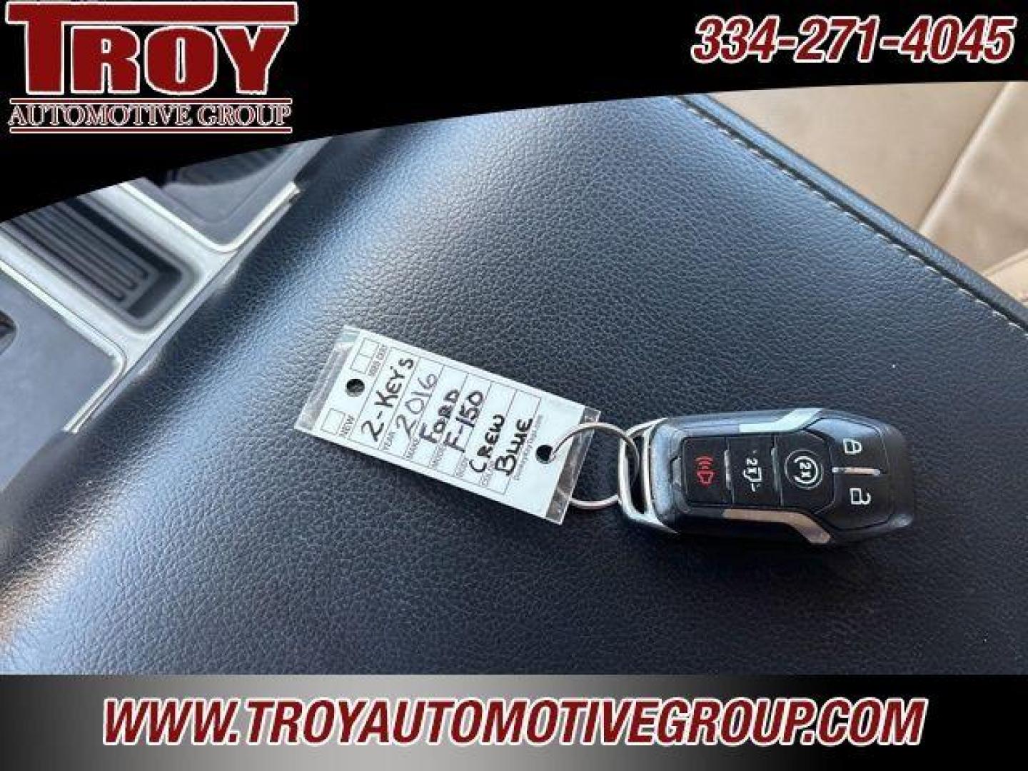 2016 Blue Jeans Metallic /Medium Light Camel Ford F-150 Lariat (1FTEW1EGXGF) with an 3.5L V6 engine, Automatic transmission, located at 6812 Atlanta Hwy, Montgomery, AL, 36117, (334) 271-4045, 32.382118, -86.178673 - Photo#51