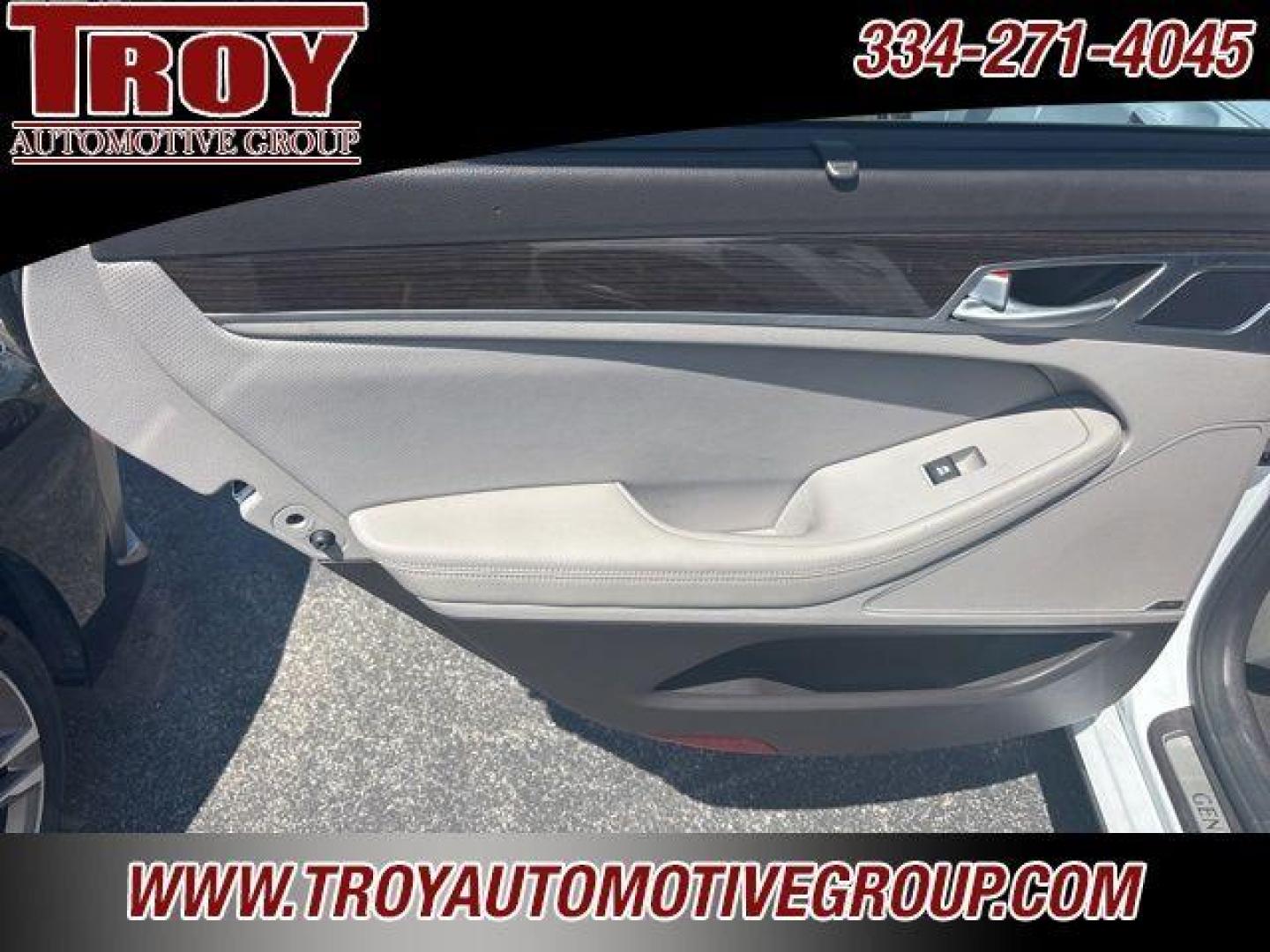 2016 Casablanca White /Grey Hyundai Genesis 3.8 (KMHGN4JE3GU) with an 3.8L V6 DGI DOHC Dual CVVT engine, Automatic transmission, located at 6812 Atlanta Hwy, Montgomery, AL, 36117, (334) 271-4045, 32.382118, -86.178673 - Photo#11