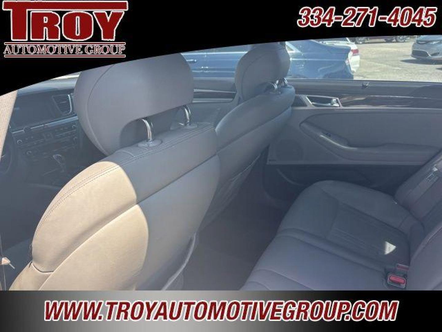 2016 Casablanca White /Grey Hyundai Genesis 3.8 (KMHGN4JE3GU) with an 3.8L V6 DGI DOHC Dual CVVT engine, Automatic transmission, located at 6812 Atlanta Hwy, Montgomery, AL, 36117, (334) 271-4045, 32.382118, -86.178673 - Photo#14