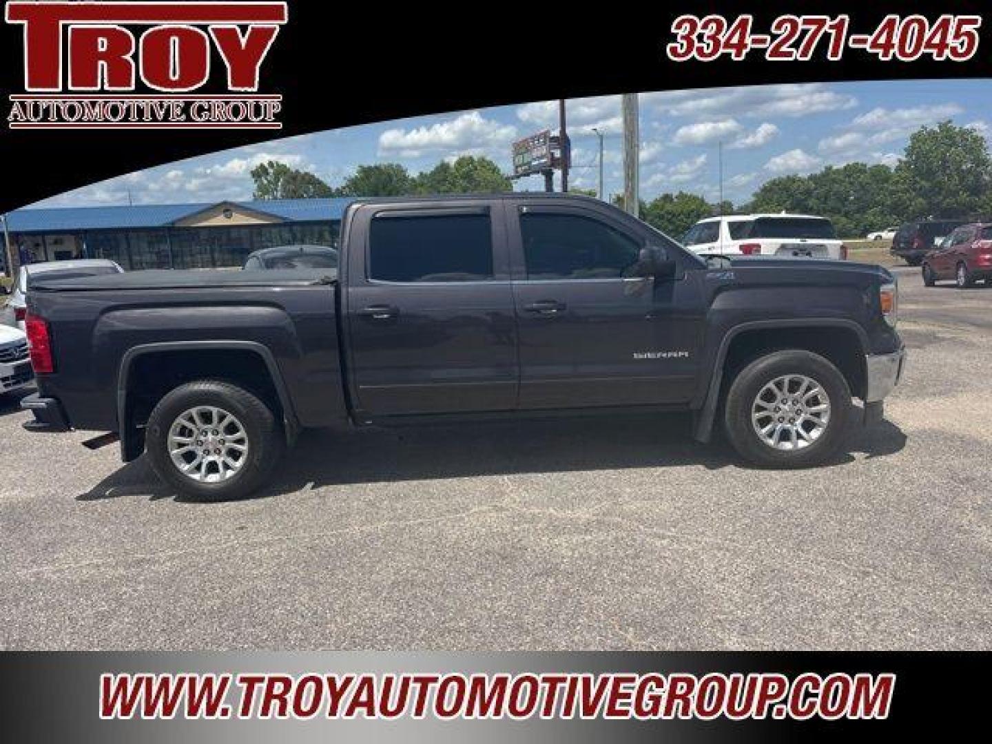 2014 Iridium Metallic /Jet Black/Dark Ash GMC Sierra 1500 SLE (3GTU2UEC0EG) with an EcoTec3 5.3L V8 Flex Fuel engine, Automatic transmission, located at 6812 Atlanta Hwy, Montgomery, AL, 36117, (334) 271-4045, 32.382118, -86.178673 - Iridium Metallic 2014 GMC Sierra 1500 SLE 4WD EcoTec3 5.3L V8 Flex Fuel 6-Speed Automatic Electronic with Overdrive<br><br>Financing Available---Top Value for Trades.<br><br><br>Awards:<br> * 2014 KBB.com Brand Image Awards<br><br>Reviews:<br> * New, more fuel-efficient engines; improved interior; - Photo#0