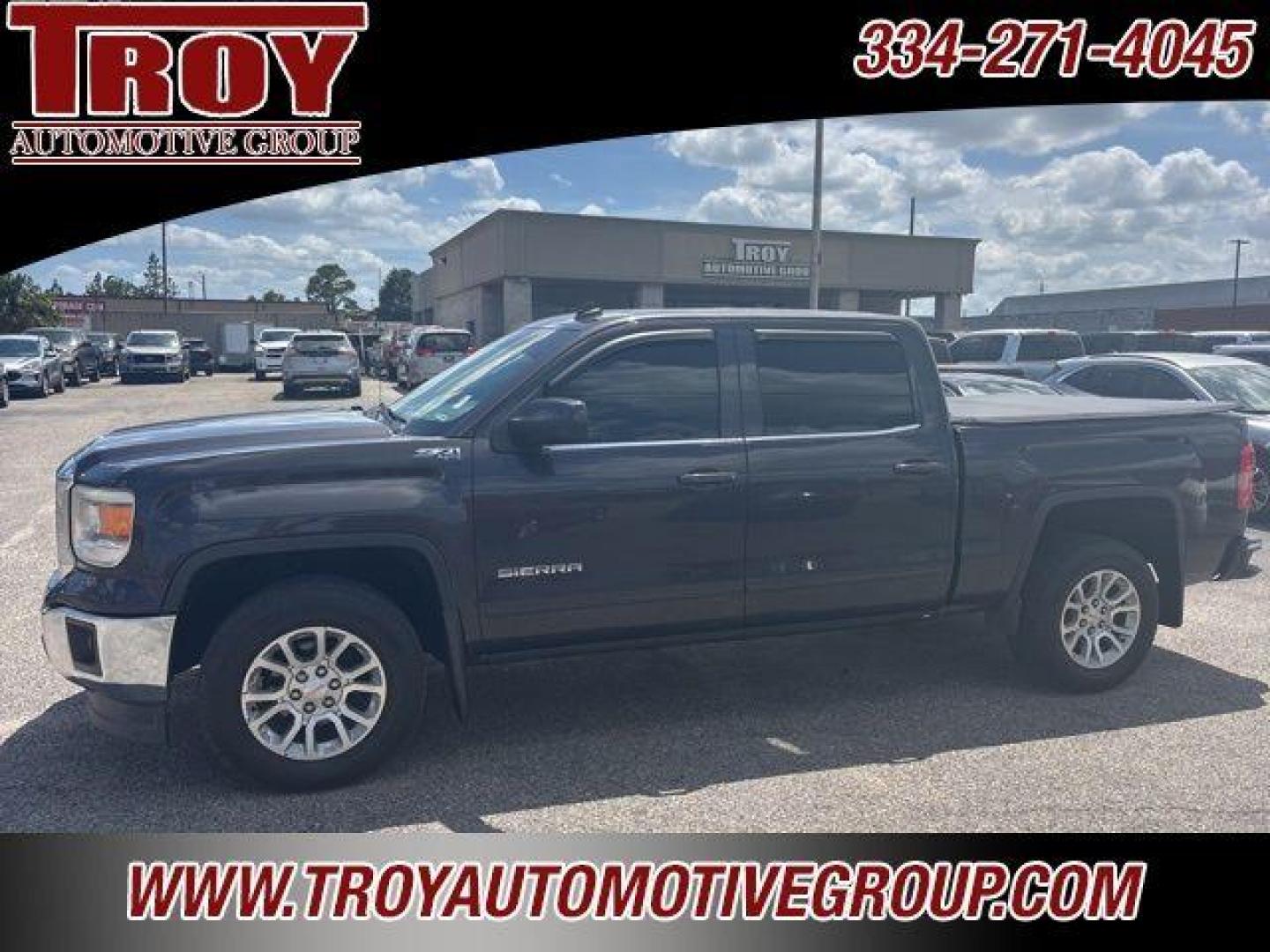 2014 Iridium Metallic /Jet Black/Dark Ash GMC Sierra 1500 SLE (3GTU2UEC0EG) with an EcoTec3 5.3L V8 Flex Fuel engine, Automatic transmission, located at 6812 Atlanta Hwy, Montgomery, AL, 36117, (334) 271-4045, 32.382118, -86.178673 - Iridium Metallic 2014 GMC Sierra 1500 SLE 4WD EcoTec3 5.3L V8 Flex Fuel 6-Speed Automatic Electronic with Overdrive<br><br>Financing Available---Top Value for Trades.<br><br><br>Awards:<br> * 2014 KBB.com Brand Image Awards<br><br>Reviews:<br> * New, more fuel-efficient engines; improved interior; - Photo#1
