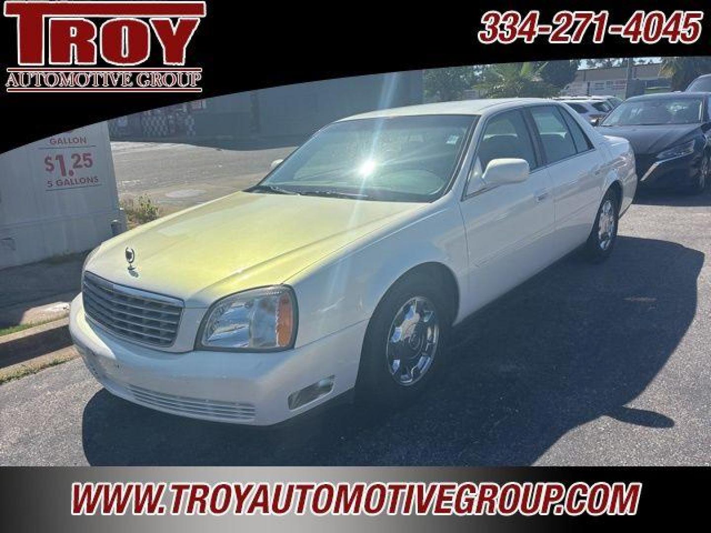 2004 White Lightning /Shale Cadillac DeVille Base (1G6KD54Y34U) with an Northstar 4.6L V8 SFI DOHC engine, Automatic transmission, located at 6812 Atlanta Hwy, Montgomery, AL, 36117, (334) 271-4045, 32.382118, -86.178673 - Photo#2