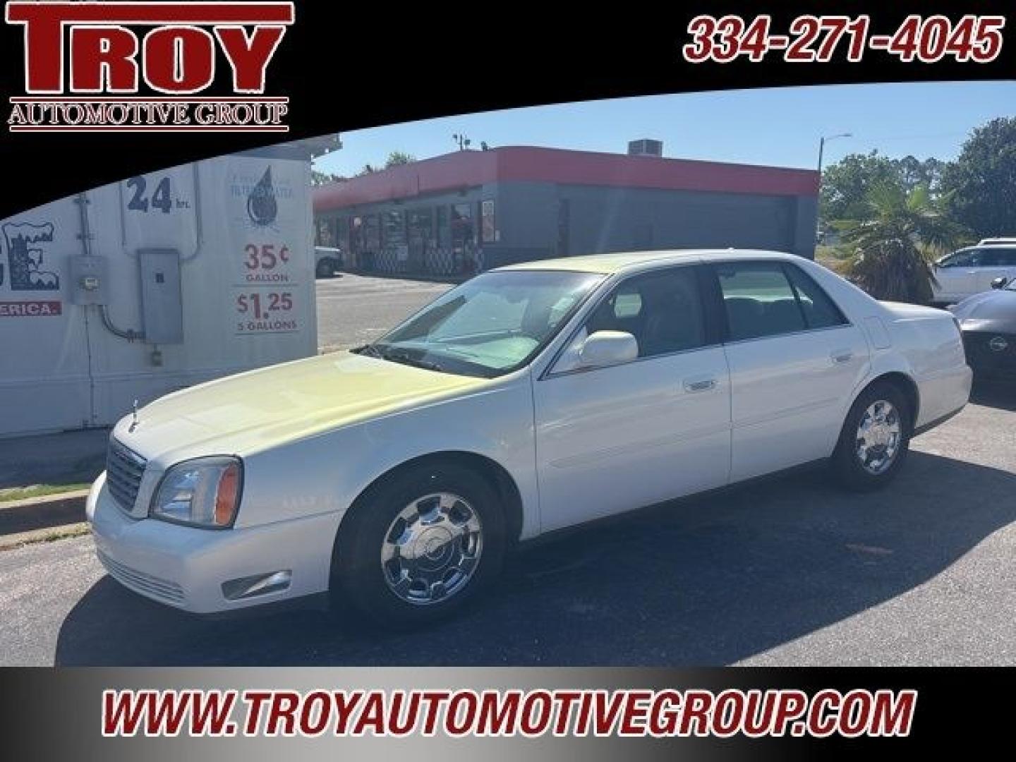 2004 White Lightning /Shale Cadillac DeVille Base (1G6KD54Y34U) with an Northstar 4.6L V8 SFI DOHC engine, Automatic transmission, located at 6812 Atlanta Hwy, Montgomery, AL, 36117, (334) 271-4045, 32.382118, -86.178673 - White Lightning 2004 Cadillac DeVille FWD Northstar 4.6L V8 SFI DOHC 4-Speed Automatic with Overdrive<br><br>Financing Available---Top Value for Trades.<br><br>18/26 City/Highway MPG- Photo#1