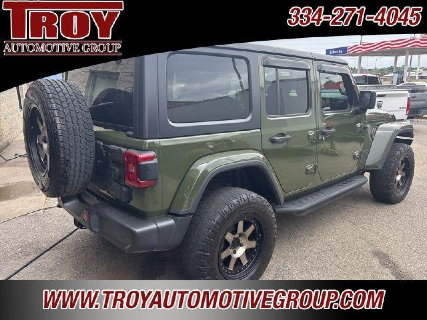 2021 Sarge Green Clearcoat /Black Jeep Wrangler (1C4HJXDN9MW) with an 2.0L I4 DOHC engine, Automatic transmission, located at 6812 Atlanta Hwy, Montgomery, AL, 36117, (334) 271-4045, 32.382118, -86.178673 - Recent Arrival!<br>80 th Special Edition!!<br>Tow Package!!<br>Step Bars!!<br>Winch!!<br>Rough Country Lift!!<br>Sarge Green Clearcoat 2021 Jeep Wrangler 4WD 2.0L I4 DOHC 8-Speed Automatic<br><br>Financing Available---Top Value for Trades.o - Photo#6