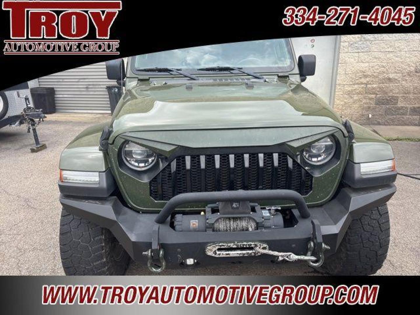 2021 Sarge Green Clearcoat /Black Jeep Wrangler (1C4HJXDN9MW) with an 2.0L I4 DOHC engine, Automatic transmission, located at 6812 Atlanta Hwy, Montgomery, AL, 36117, (334) 271-4045, 32.382118, -86.178673 - Recent Arrival!<br>80 th Special Edition!!<br>Tow Package!!<br>Step Bars!!<br>Winch!!<br>Rough Country Lift!!<br>Sarge Green Clearcoat 2021 Jeep Wrangler 4WD 2.0L I4 DOHC 8-Speed Automatic<br><br>Financing Available---Top Value for Trades.o - Photo#8