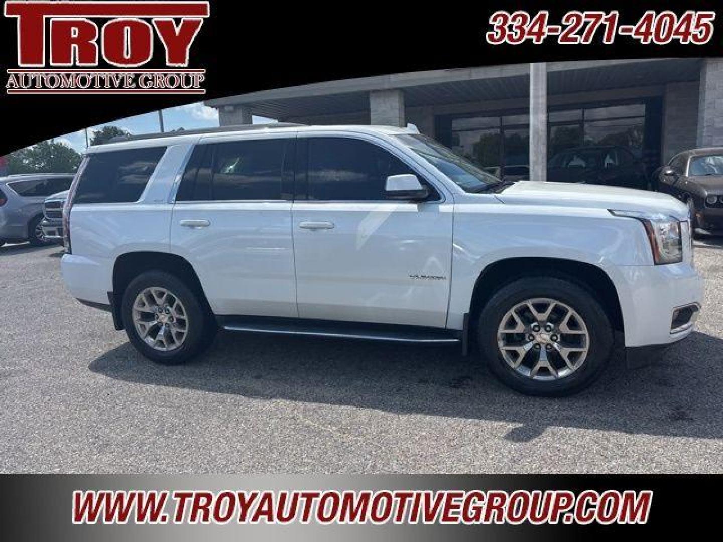2016 White Frost /Jet Black GMC Yukon SLT (1GKS2BKC0GR) with an EcoTec3 5.3L V8 engine, Automatic transmission, located at 6812 Atlanta Hwy, Montgomery, AL, 36117, (334) 271-4045, 32.382118, -86.178673 - White Frost Tricoat 2016 GMC Yukon SLT 4WD EcoTec3 5.3L V8 6-Speed Automatic Electronic with Overdrive<br><br>Financing Available---Top Value for Trades.<br><br><br>Awards:<br> * 2016 KBB.com Brand Image Awards<br><br>Reviews:<br> * Strong V8 power; stout towing capacity; available nine-person sea - Photo#2