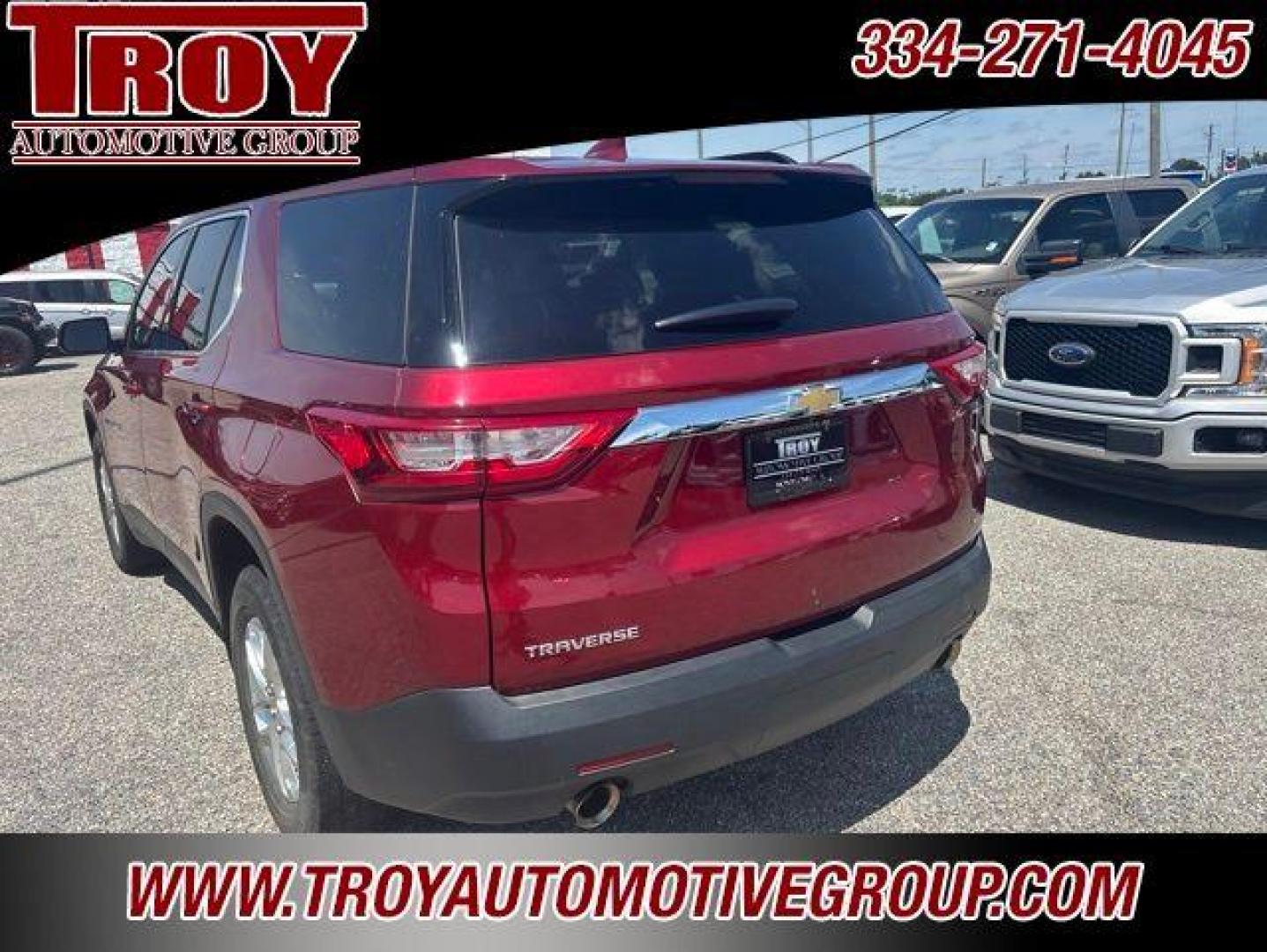2019 Red Tintcoat /Jet Black/Dark Galvanized Chevrolet Traverse LT (1GNERGKW9KJ) with an 3.6L V6 SIDI VVT engine, Automatic transmission, located at 6812 Atlanta Hwy, Montgomery, AL, 36117, (334) 271-4045, 32.382118, -86.178673 - 1-Owner!!<br>Rear bucket seats!!<br>3rd Seat!!Cajun Red Tintcoat 2019 Chevrolet Traverse LT FWD Cloth w/1LT 3.6L V6 SIDI VVT 9-Speed Automatic<br><br>Financing Available---Top Value for Trades.<br><br>18/27 City/Highway MPG<br><br><br>Awards:<br> * 2019 KBB.com 12 Best Family Cars - Photo#14