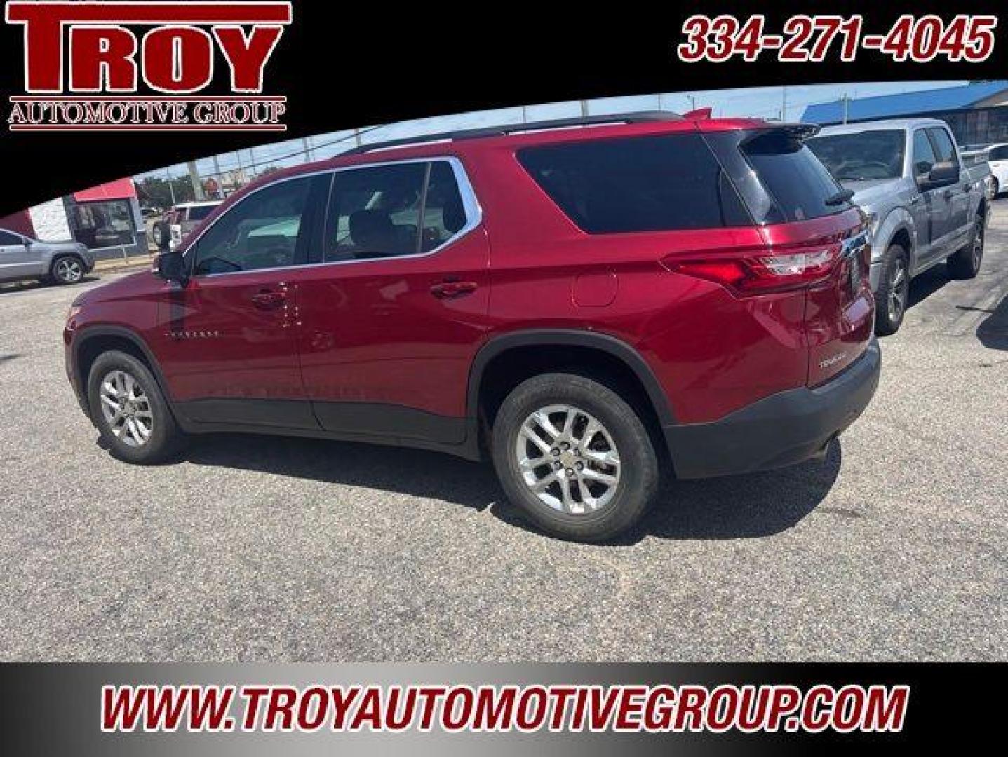 2019 Red Tintcoat /Jet Black/Dark Galvanized Chevrolet Traverse LT (1GNERGKW9KJ) with an 3.6L V6 SIDI VVT engine, Automatic transmission, located at 6812 Atlanta Hwy, Montgomery, AL, 36117, (334) 271-4045, 32.382118, -86.178673 - 1-Owner!!<br>Rear bucket seats!!<br>3rd Seat!!Cajun Red Tintcoat 2019 Chevrolet Traverse LT FWD Cloth w/1LT 3.6L V6 SIDI VVT 9-Speed Automatic<br><br>Financing Available---Top Value for Trades.<br><br>18/27 City/Highway MPG<br><br><br>Awards:<br> * 2019 KBB.com 12 Best Family Cars - Photo#16