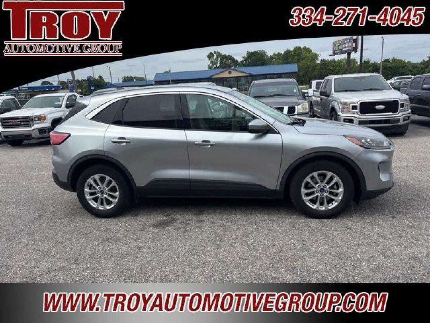 2021 Silver Metallic /Gray Ford Escape SE (1FMCU0G67MU) with an 1.5L EcoBoost engine, Automatic transmission, located at 6812 Atlanta Hwy, Montgomery, AL, 36117, (334) 271-4045, 32.382118, -86.178673 - Recent Arrival! Priced below KBB Fair Purchase Price!<br><br>Silver Metallic 2021 Ford Escape SE FWD 1.5L EcoBoost 8-Speed Automatic<br><br>Financing Available---Top Value for Trades.<br><br>Odometer is 35718 miles below market average! 28/34 City/Highway MPG - Photo#8
